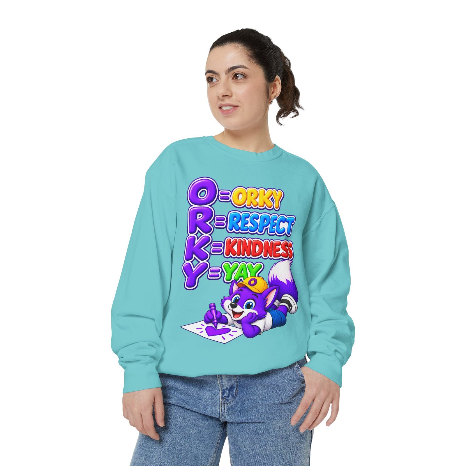 Orky Respect Kindness Sweatshirt - Image 35