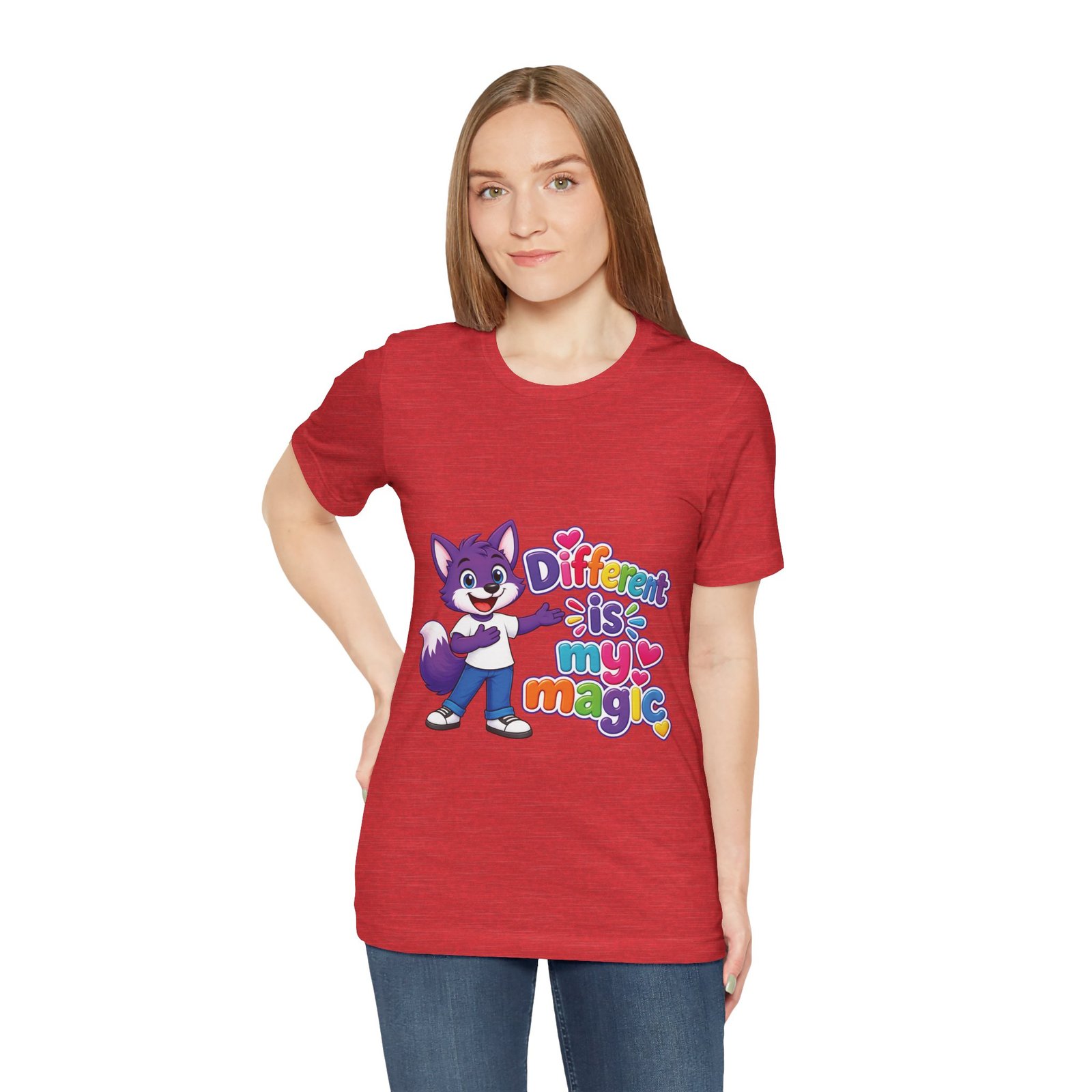 Different is My Magic T-Shirt — Unisex Jersey Short Sleeve Tee - Image 68