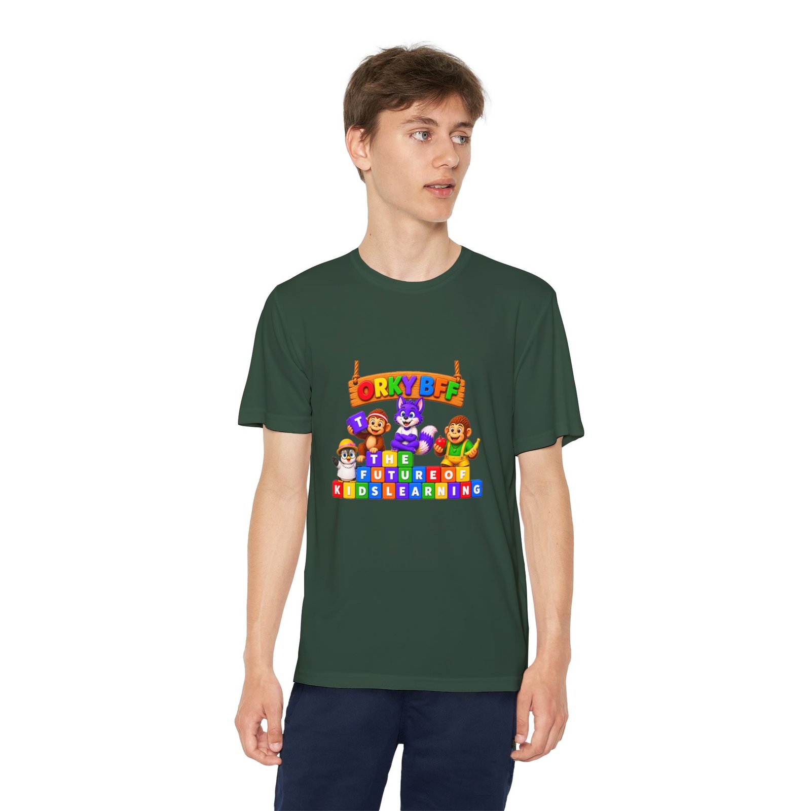 Youth Competitor Tee — 'The Future Kids Learning' - Image 43