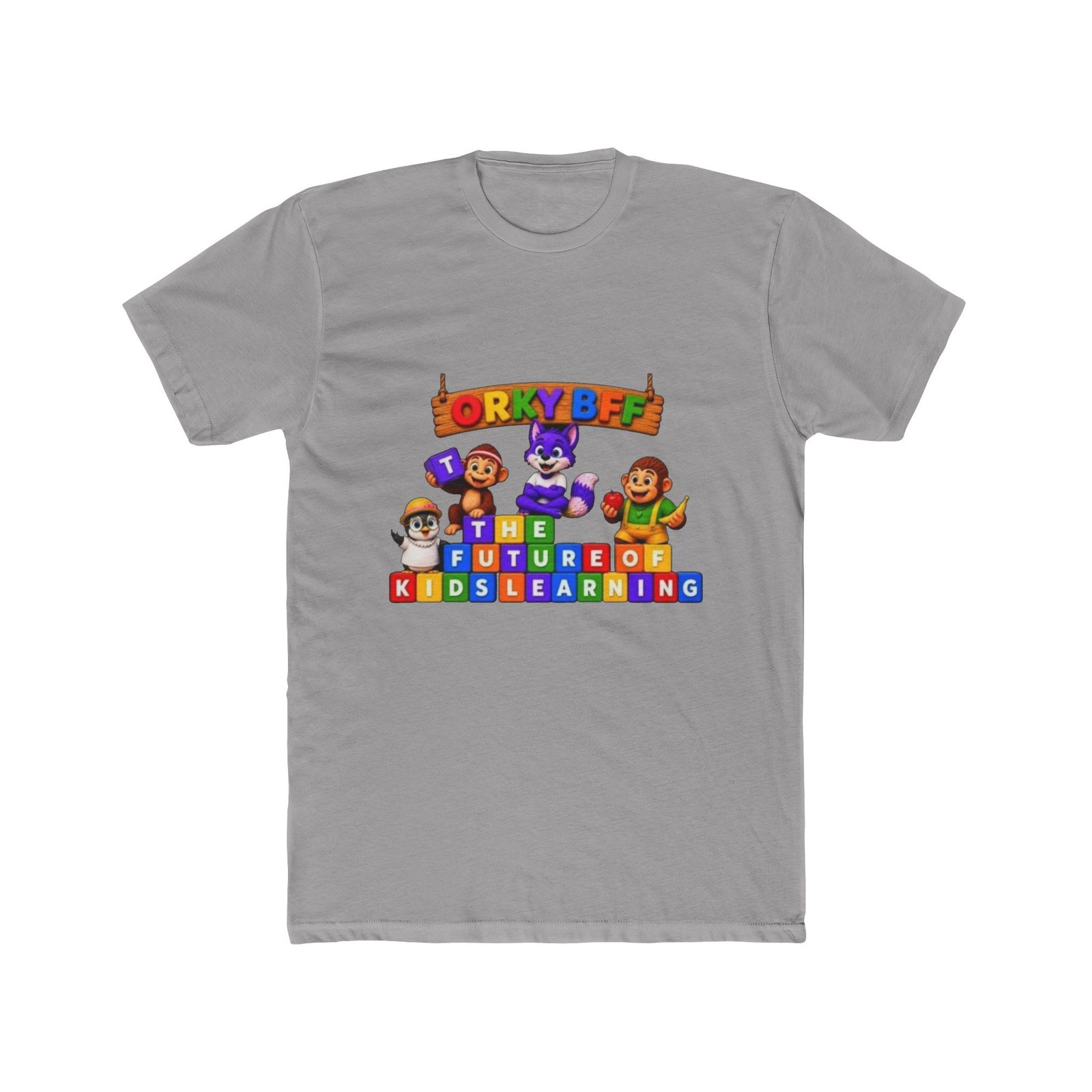 Unisex Cotton Crew Tee — "The Future of Kids Learning" - Image 5