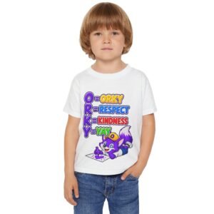 Heavy Cotton™ Toddler T-shirt – Respect, Kindness & Yay