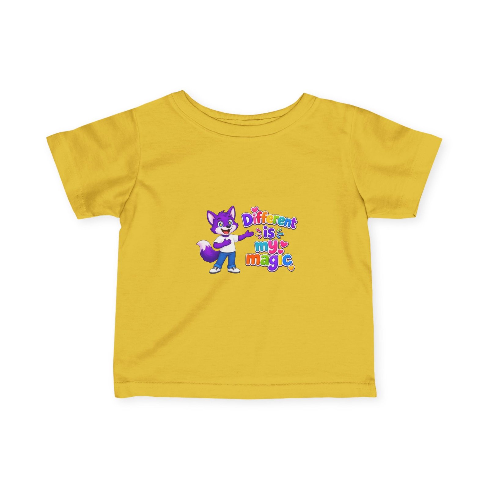 Infant Fine Jersey Tee— "Different is my Magic" - Image 17