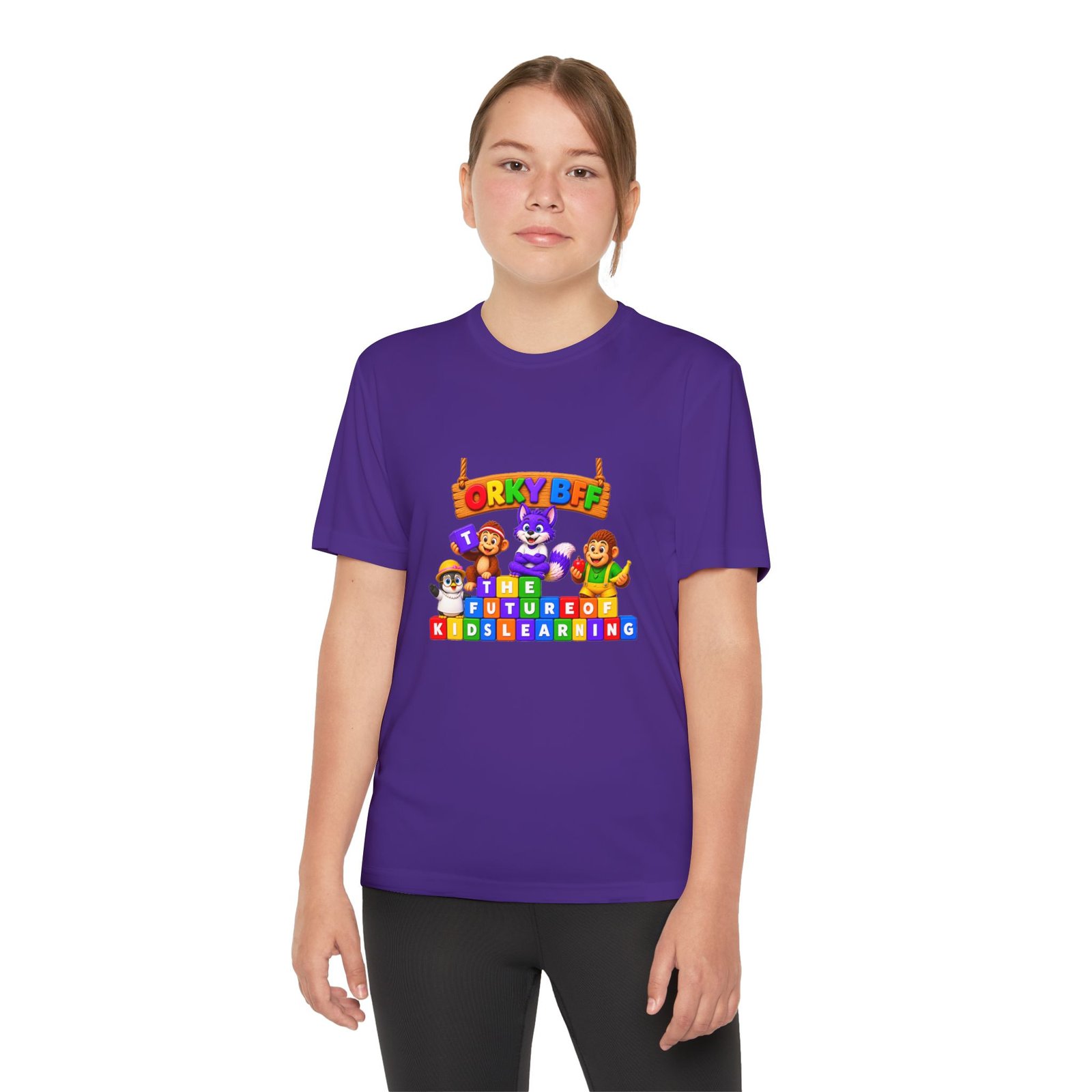 Youth Competitor Tee — 'The Future Kids Learning' - Image 64