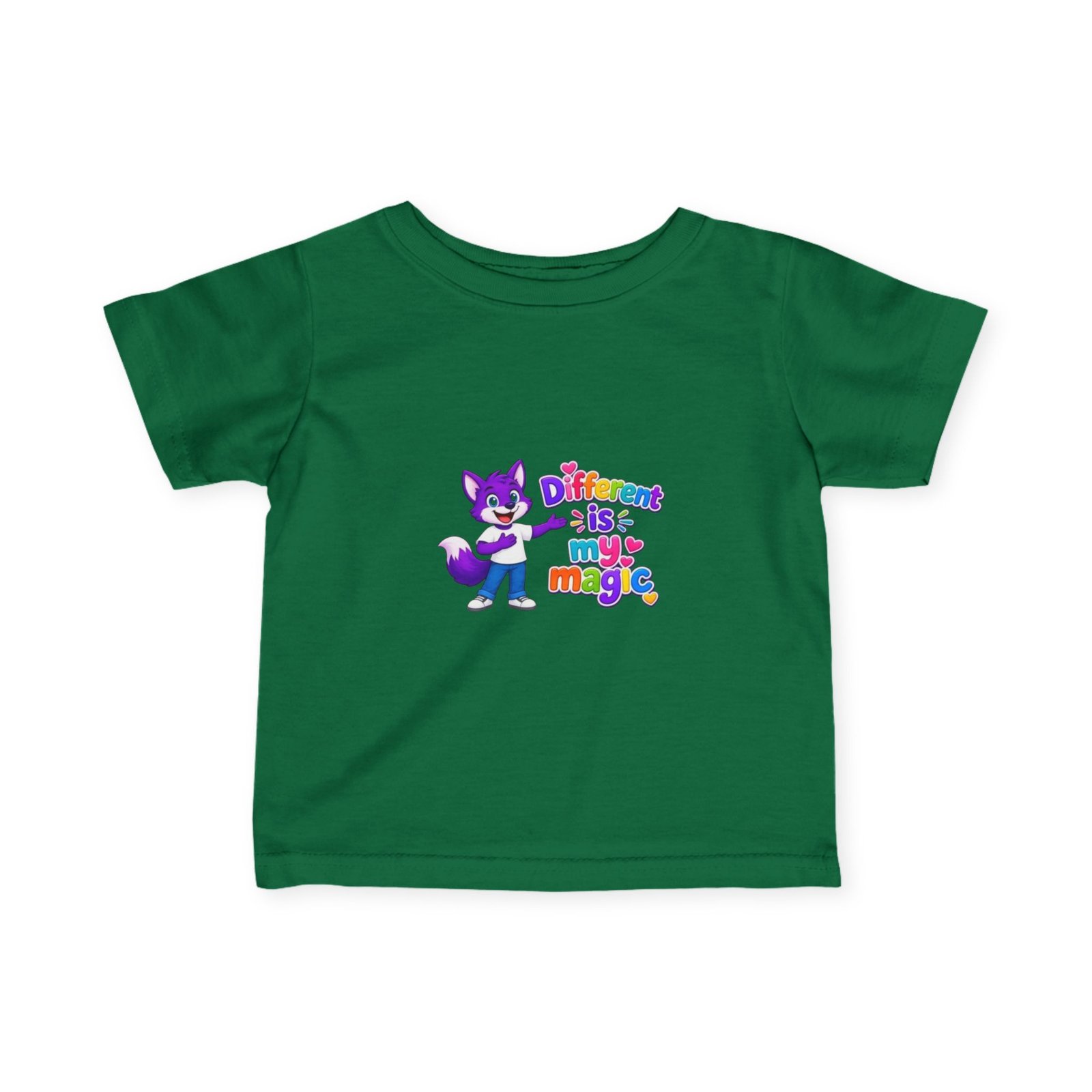 Infant Fine Jersey Tee— "Different is my Magic" - Image 25