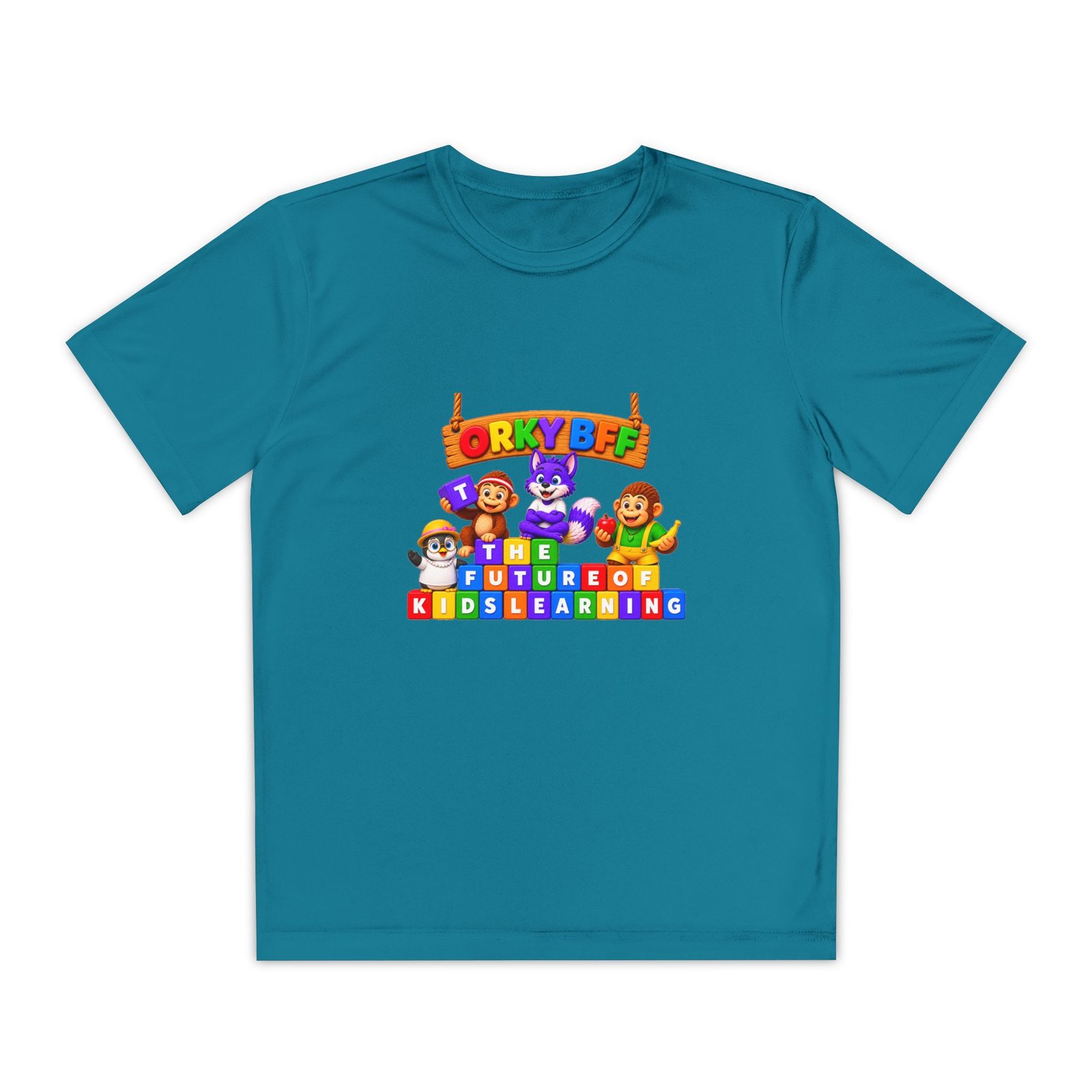 Youth Competitor Tee — 'The Future Kids Learning' - Image 49