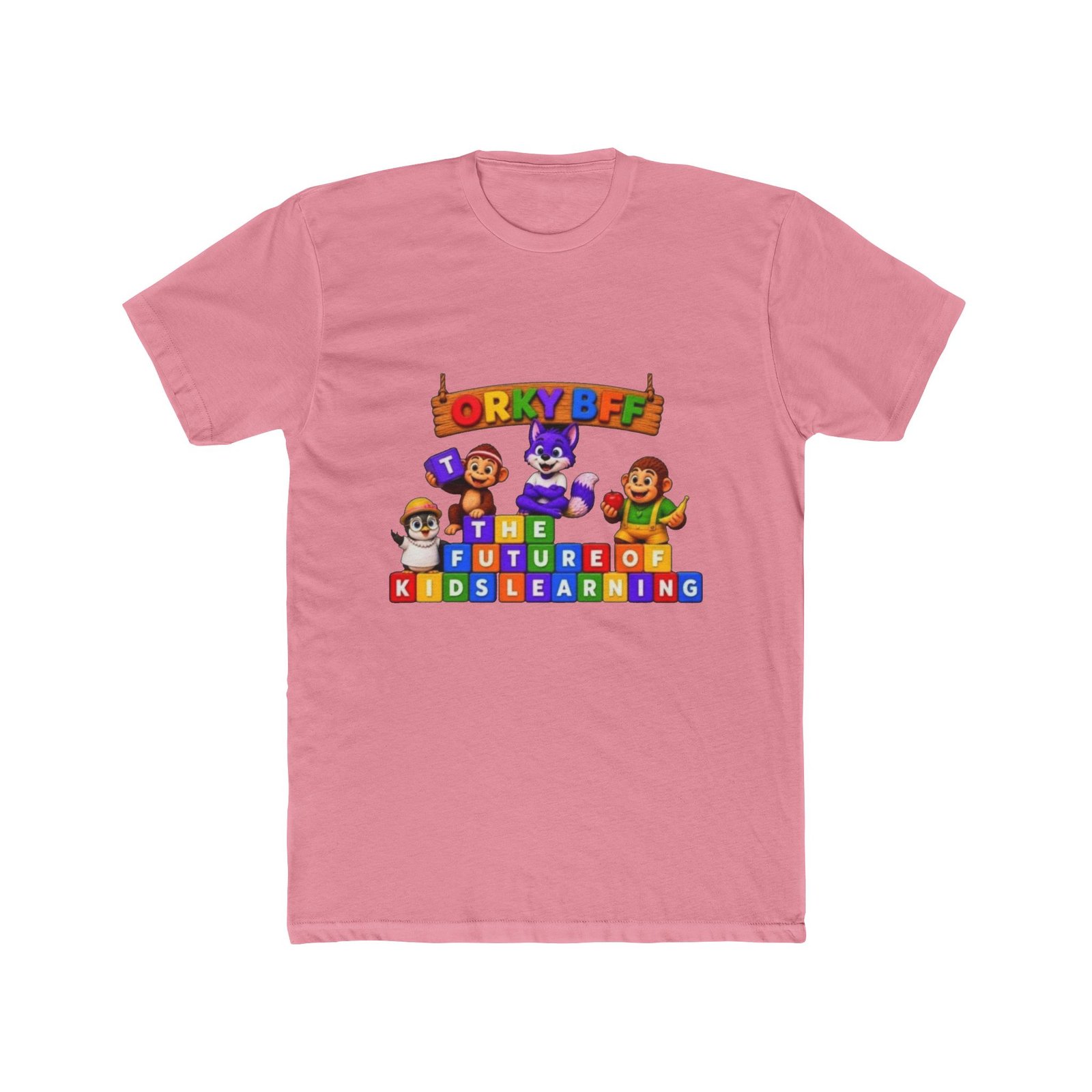 Unisex Cotton Crew Tee — "The Future of Kids Learning" - Image 57
