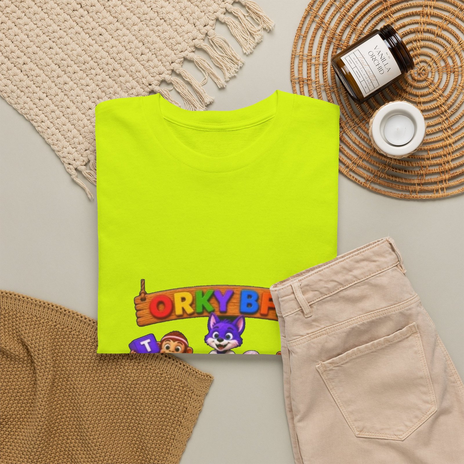 Unisex Heavy Cotton Tee — "ORKYBFF: The Future of Kids Learning" - Image 11