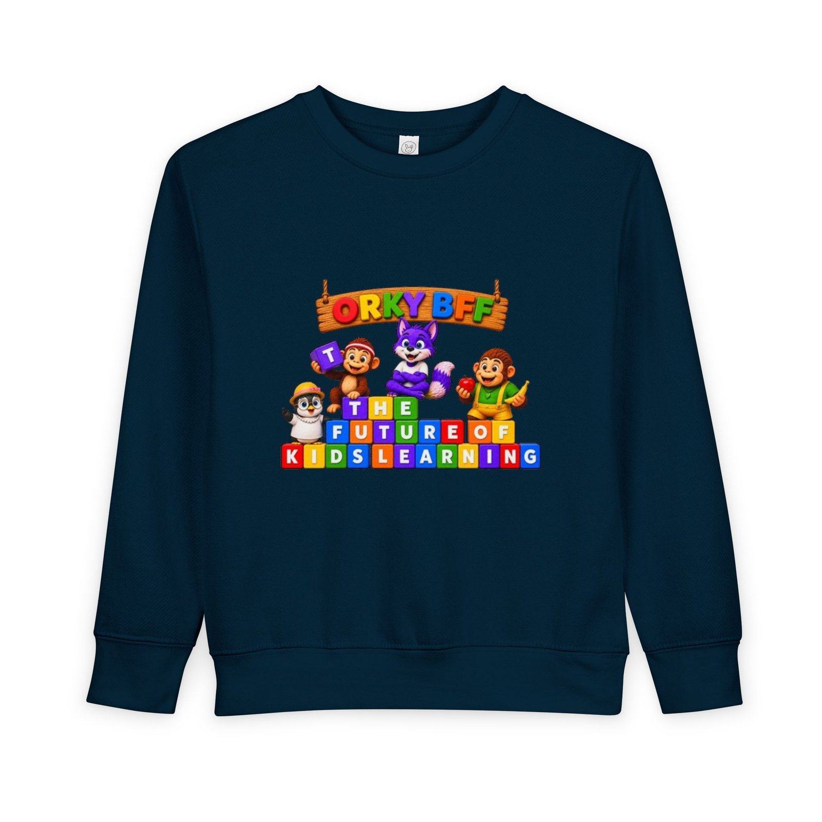 Toddler Sweatshirt — The Future of Kids Learning Orky - Image 21