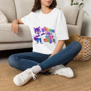 Unisex Softstyle T-Shirt ___ Children's 'Different Is My Magic'