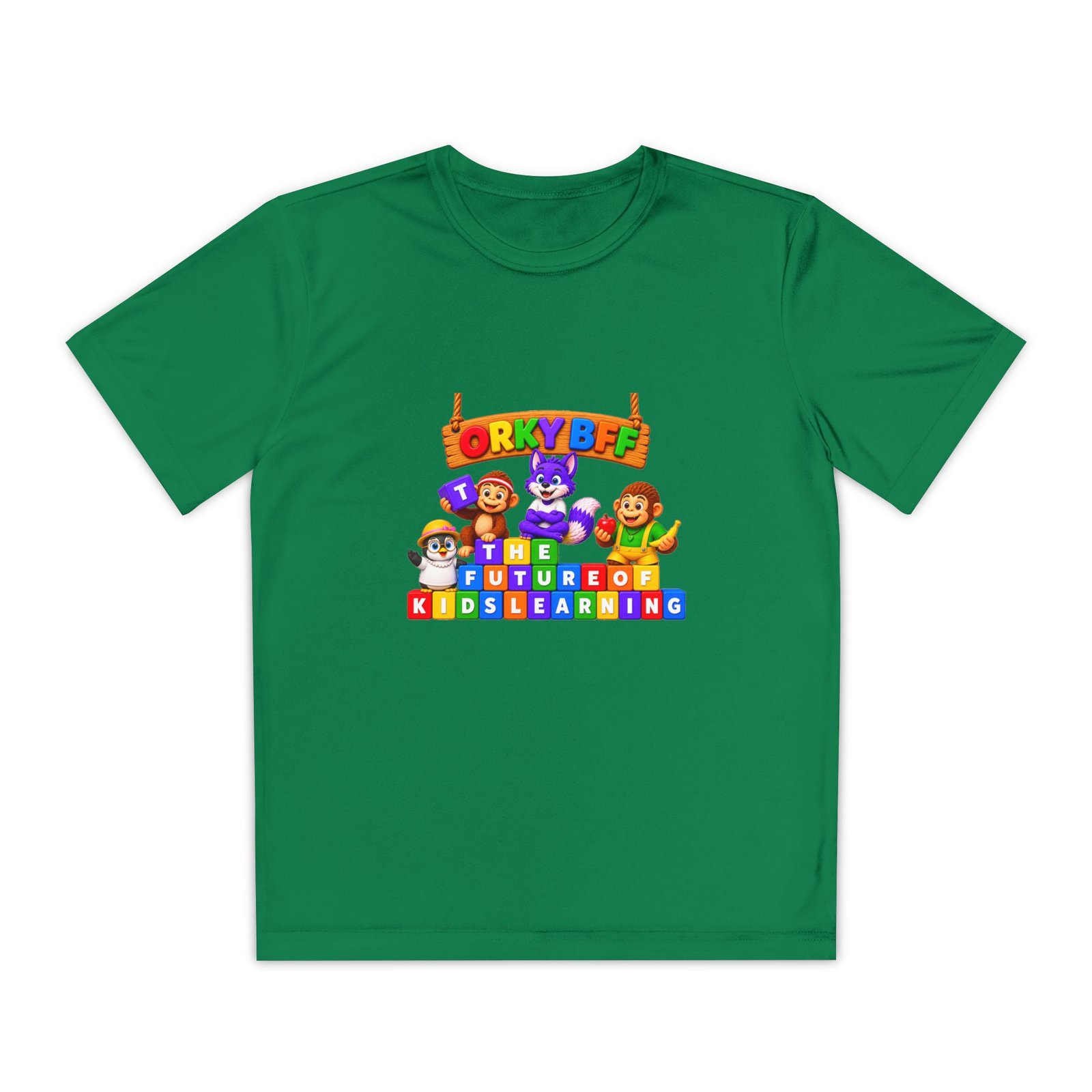 Youth Competitor Tee — 'The Future Kids Learning' - Image 37