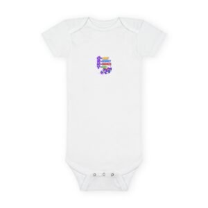 Baby Short Sleeve Onesie® — "Orky Respect Kindness Yay"