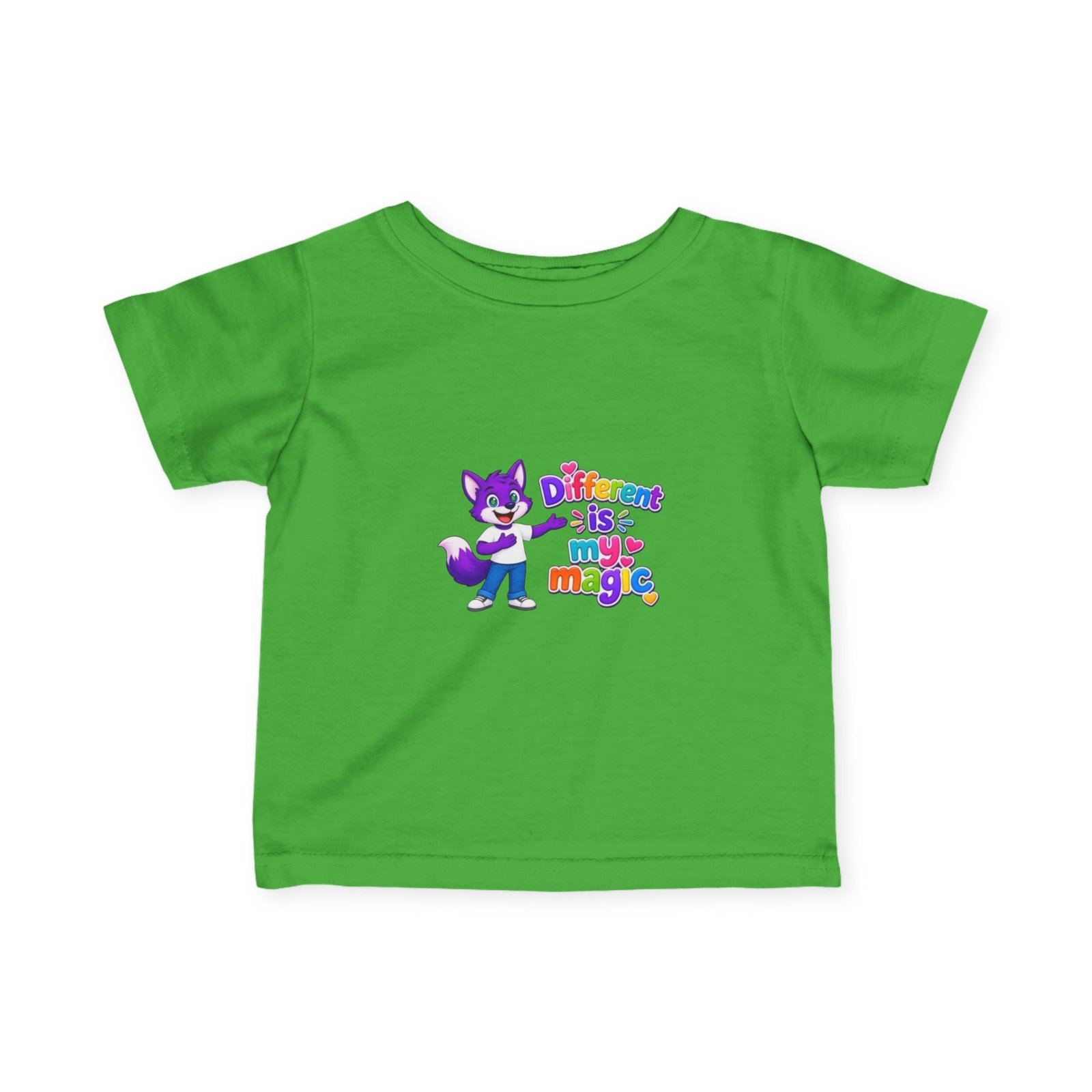 Infant Fine Jersey Tee— "Different is my Magic" - Image 21