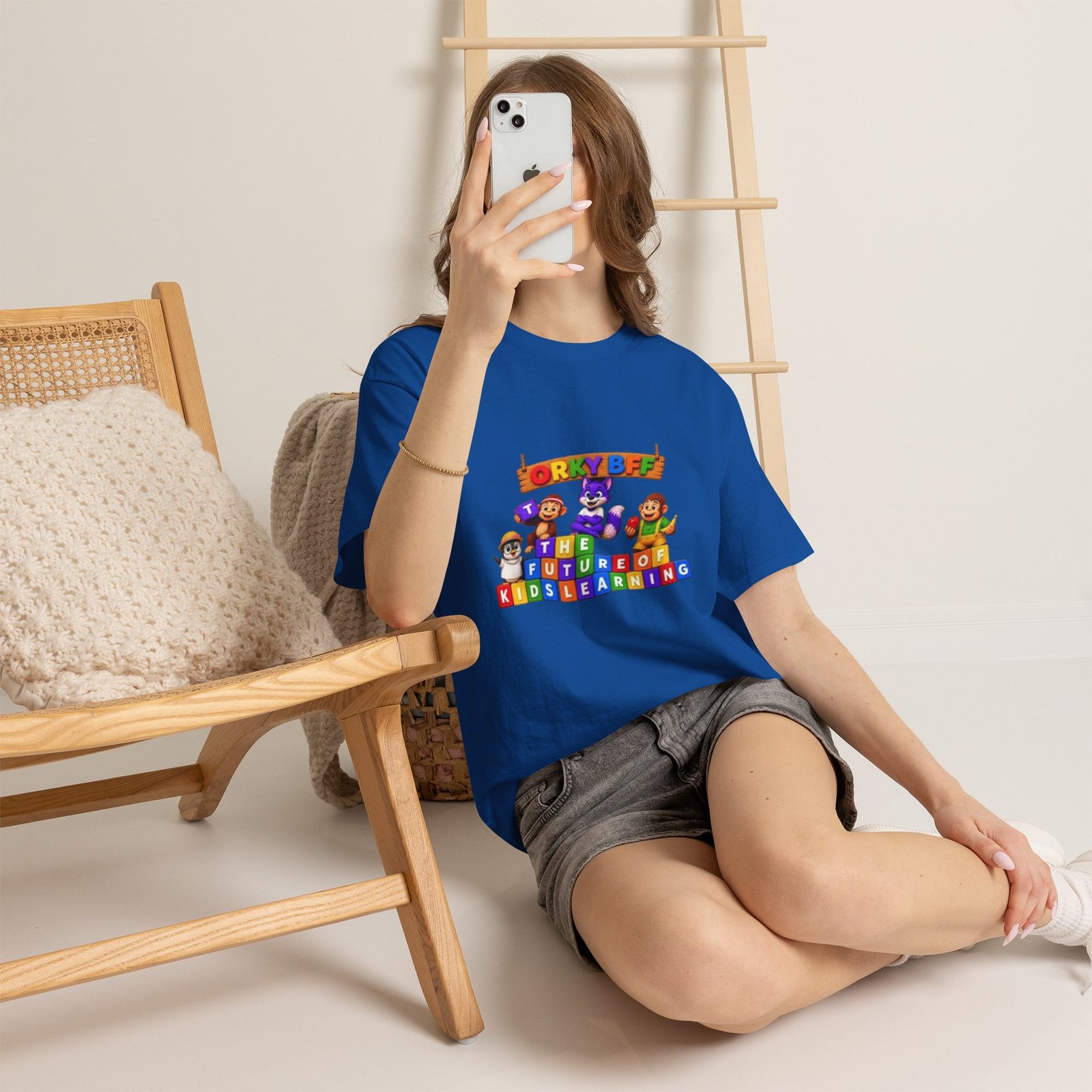Unisex Heavy Cotton Tee — "ORKYBFF: The Future of Kids Learning" - Image 20