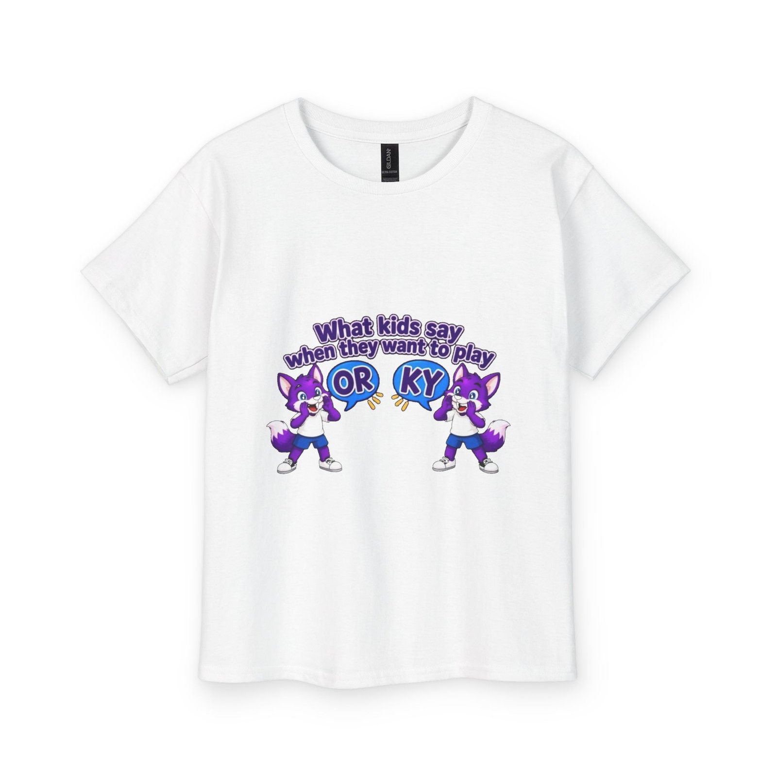Youth Ultra Cotton Tee — "What kids say "