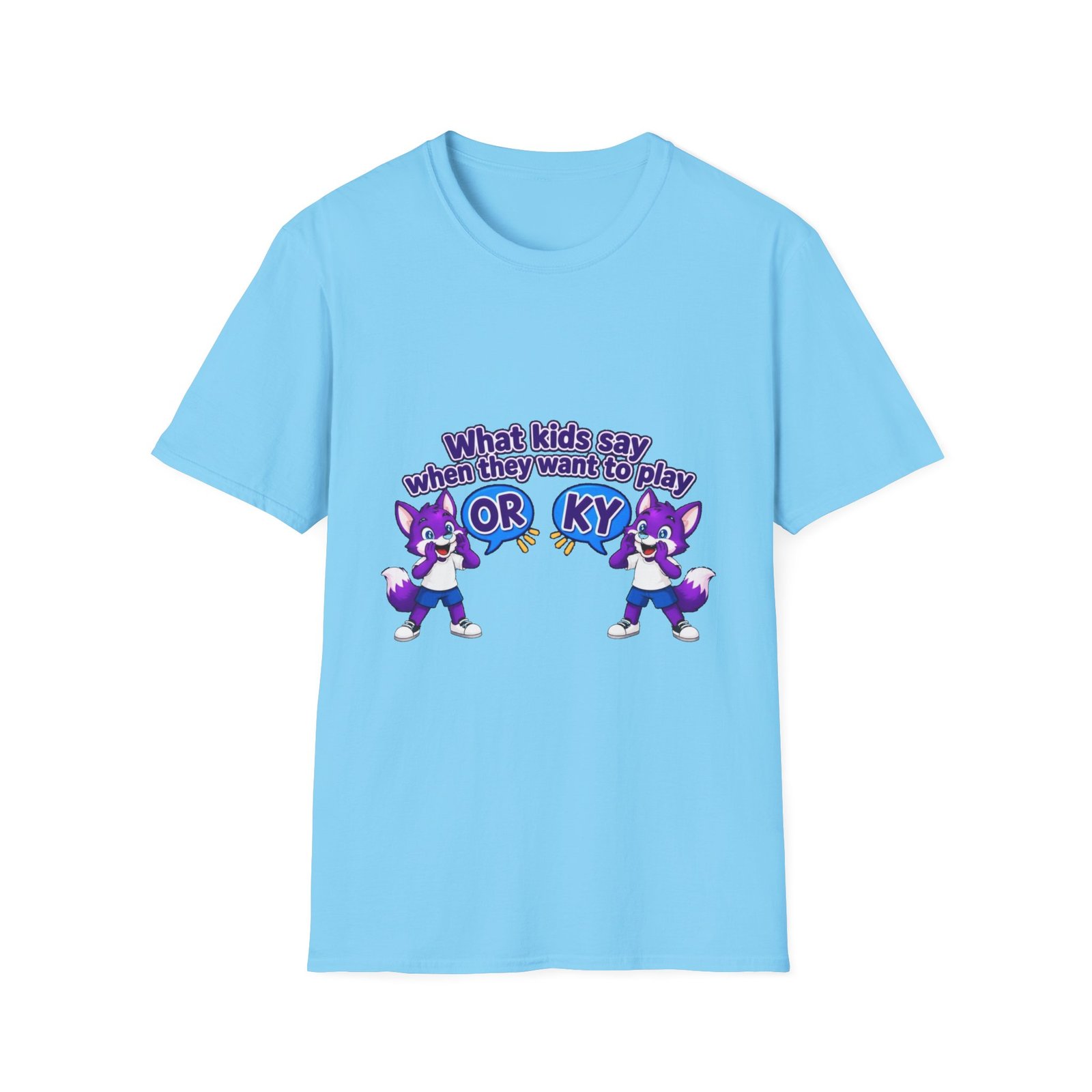 Unisex Softstyle T-Shirt — "What kids say when they want to play" - Image 31