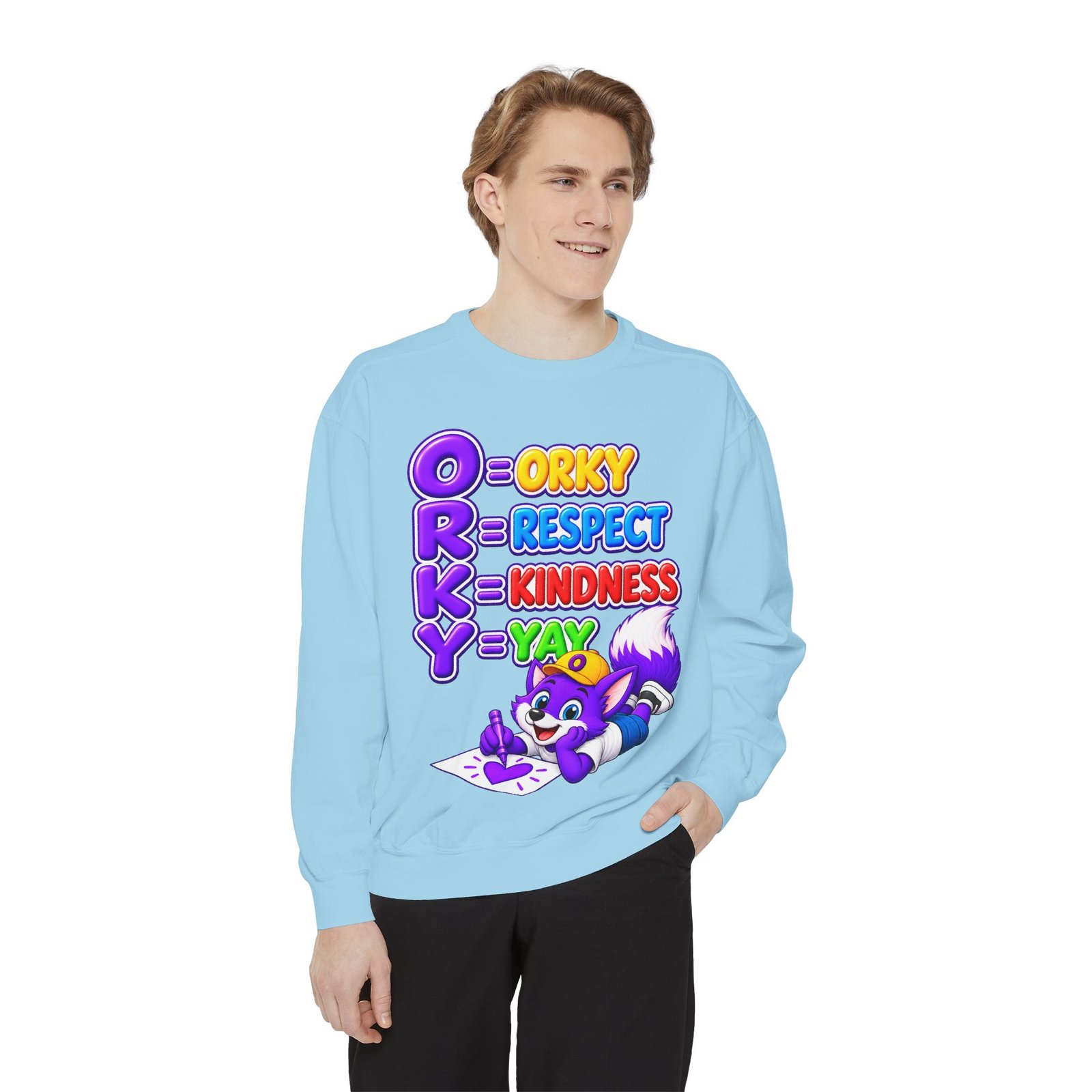 Orky Respect Kindness Sweatshirt - Image 57