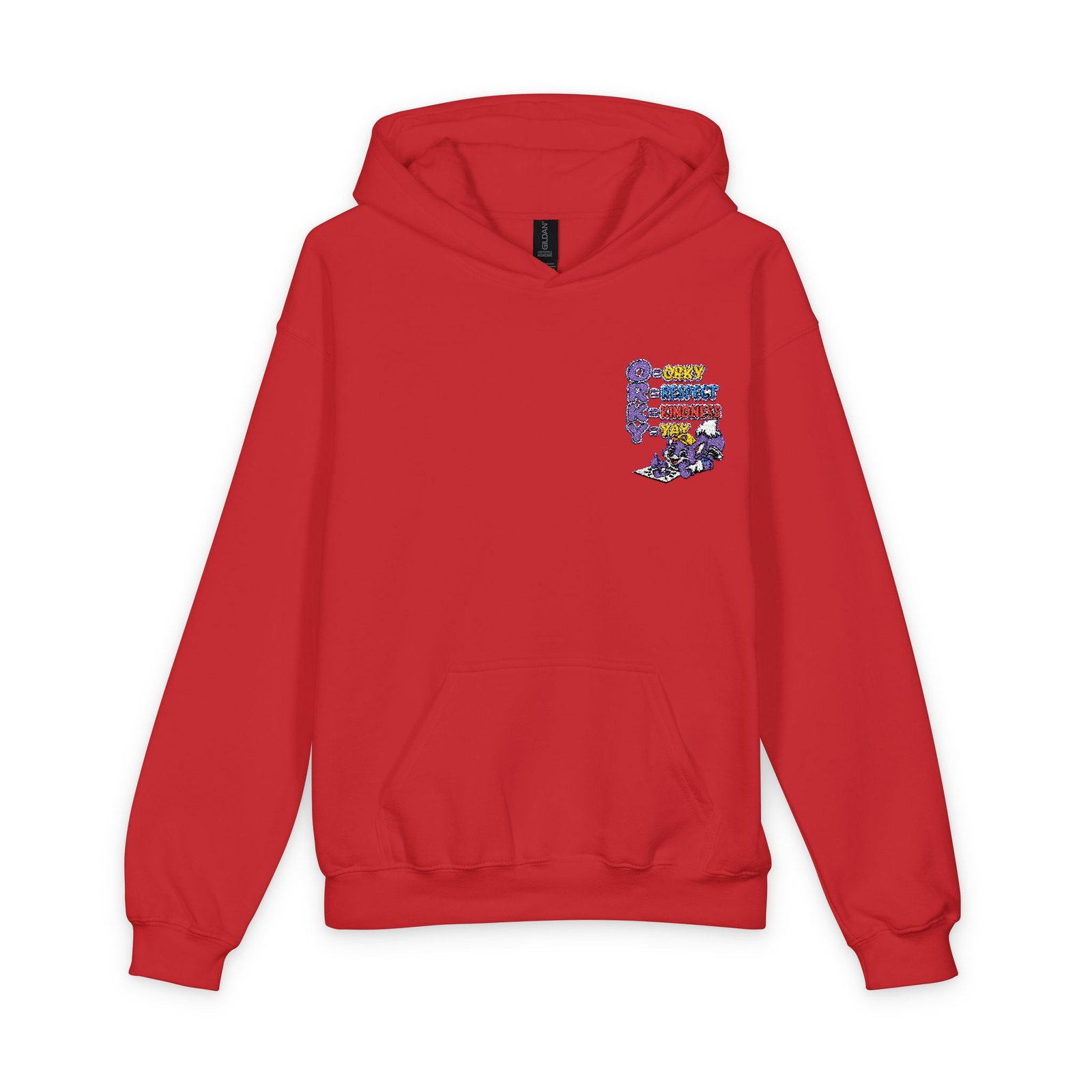 Youth Hoodie — 'Be Kind' Floral Pocket Logo - Image 57