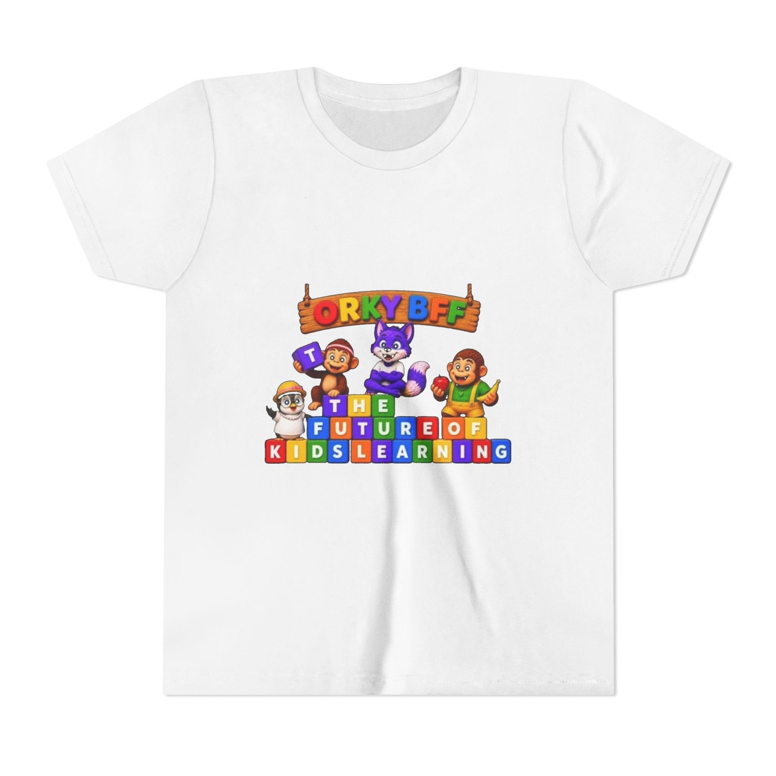 Youth Short Sleeve Tee — 'The Future of Kids Learning'