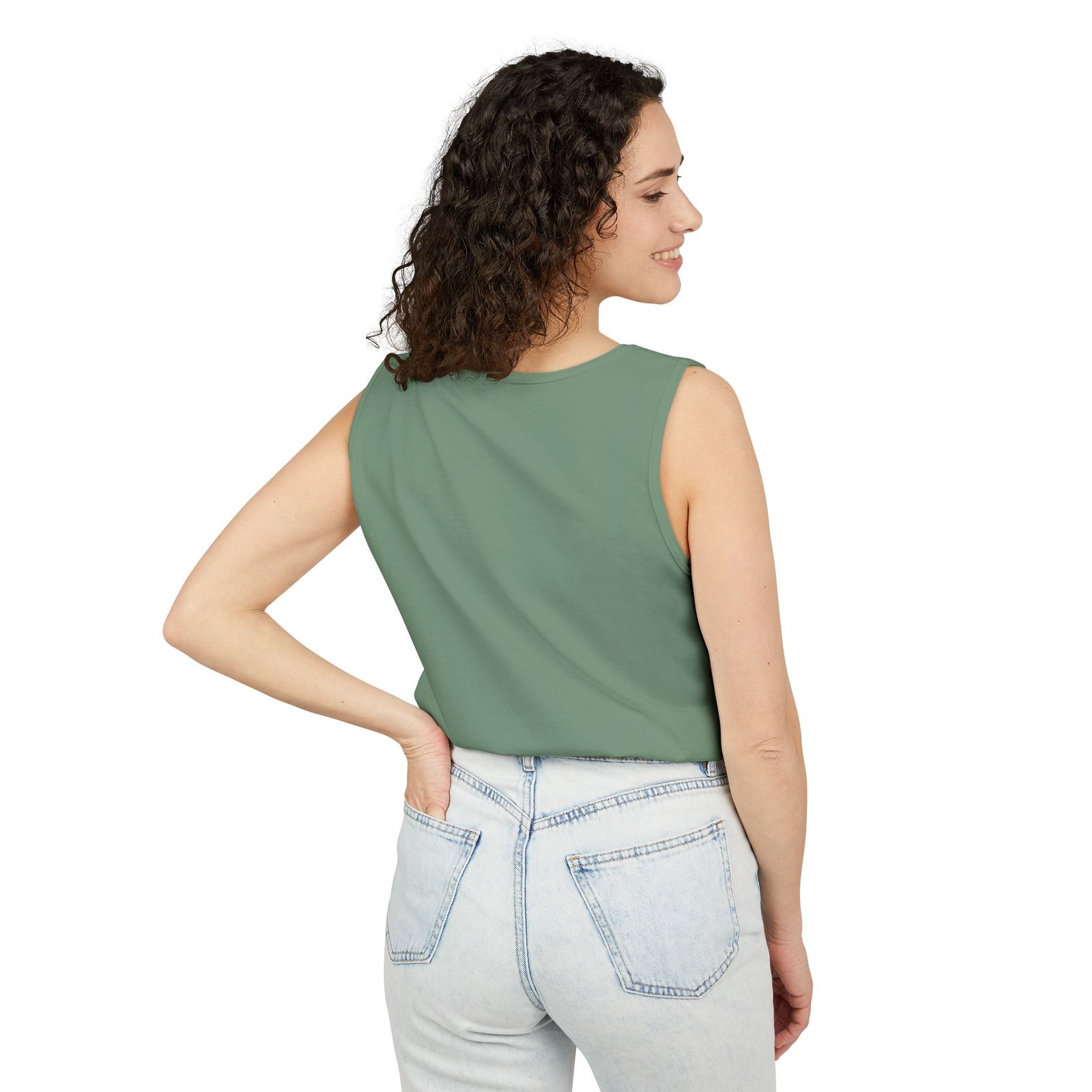 Unisex Garment-Dyed Tank Top — 'ORKY BFF: The Future of Kids Learning' Colorful Playful Tee - Image 34