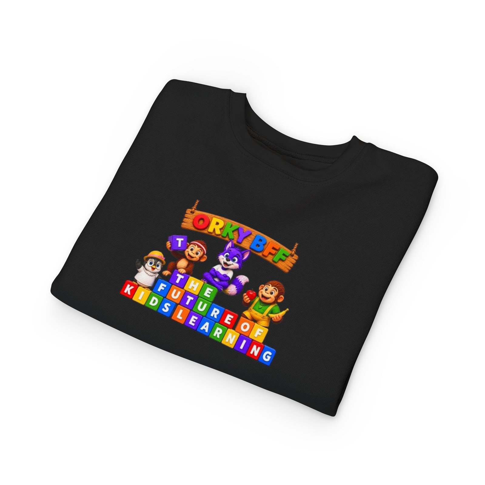 Toddler Sweatshirt — The Future of Kids Learning Orky - Image 19