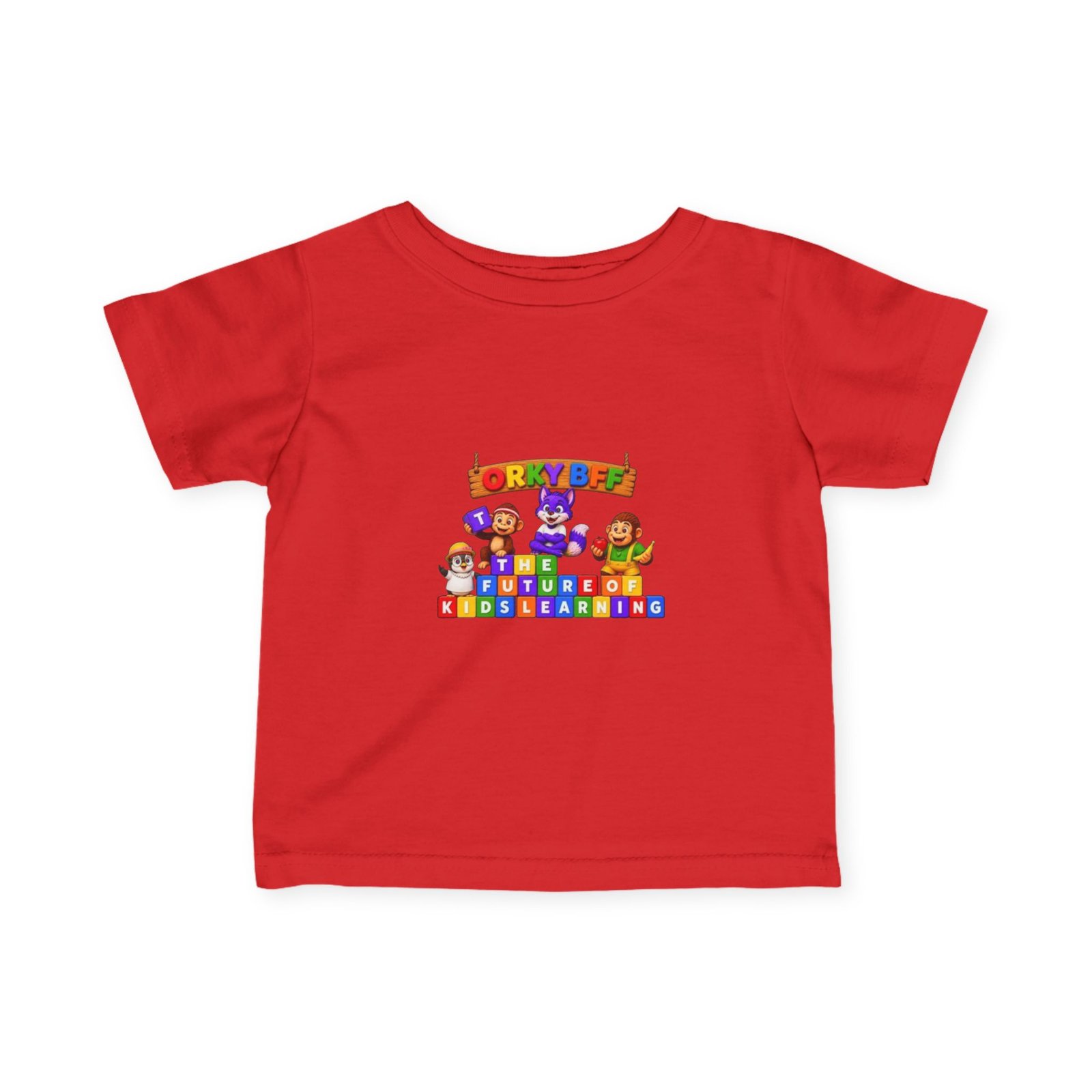 Infant Fine Jersey Tee — "Future Learning" - Image 65