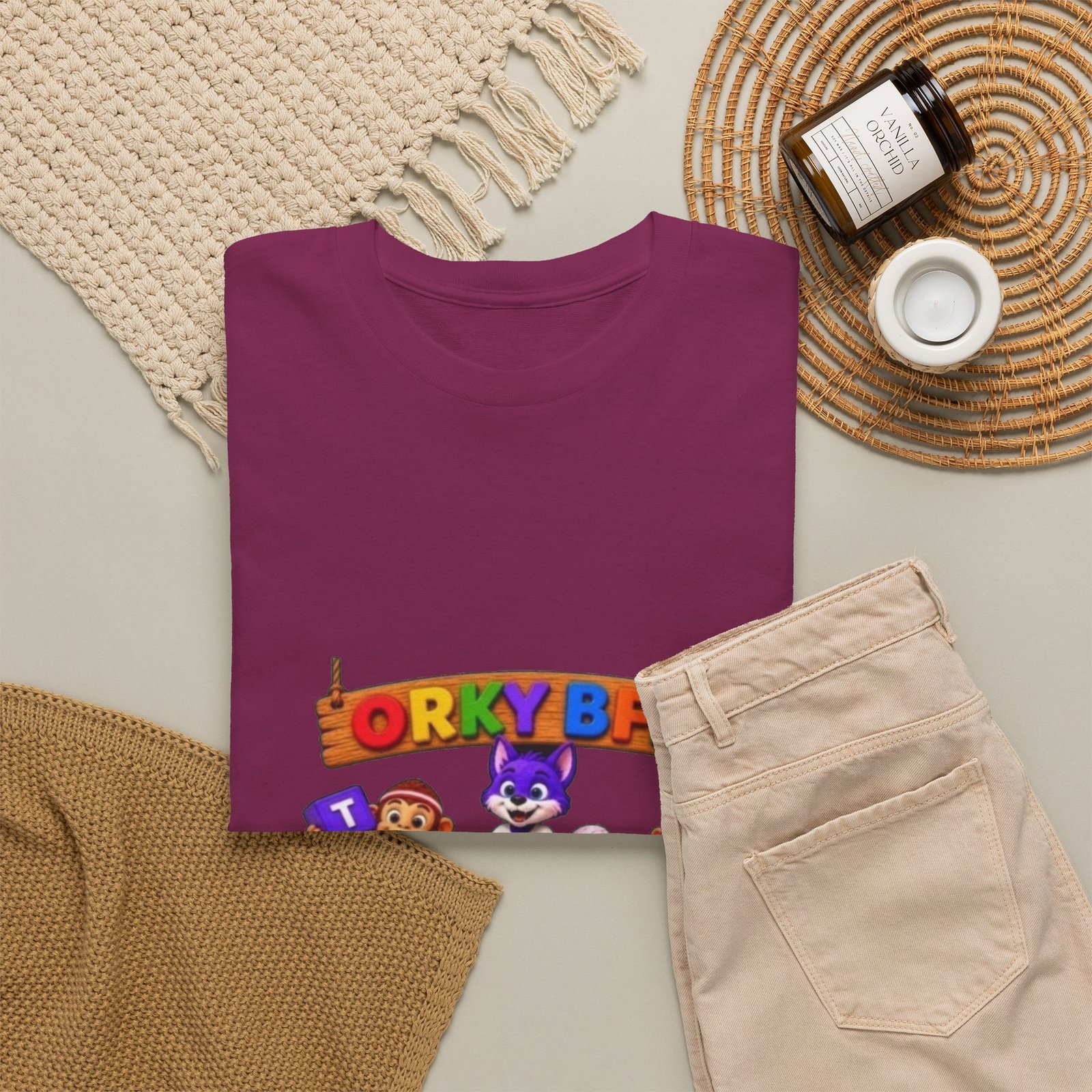 Unisex Heavy Cotton Tee — "ORKYBFF: The Future of Kids Learning" - Image 55