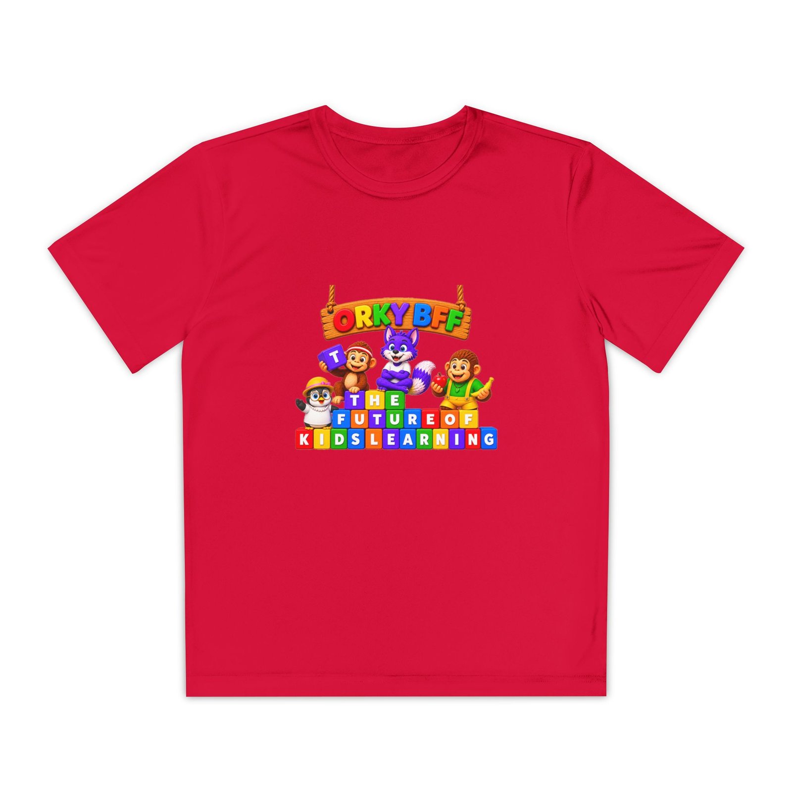 Youth Competitor Tee — 'The Future Kids Learning' - Image 65