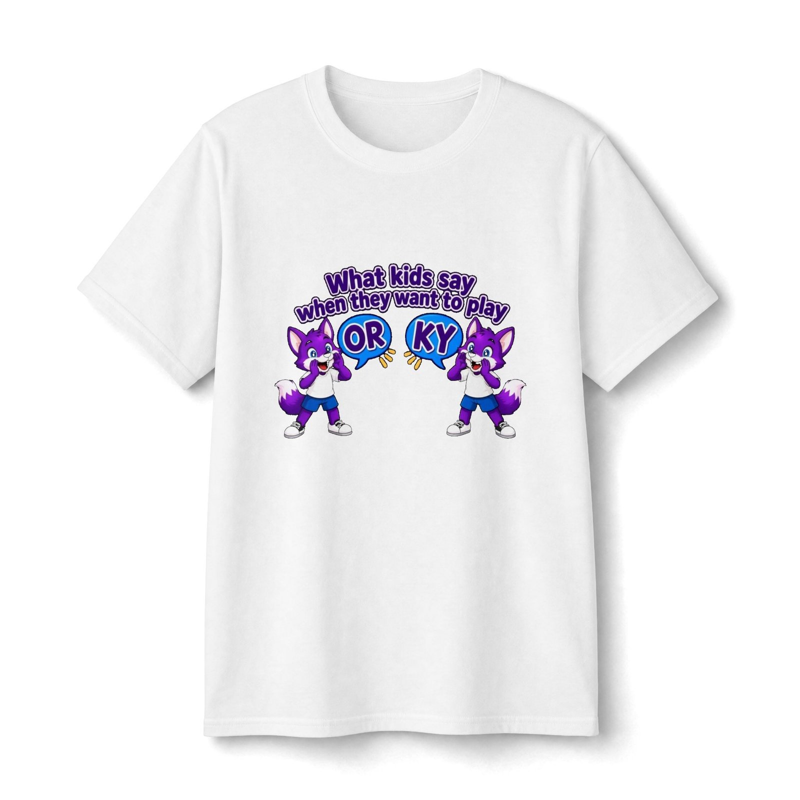 Youth Light Cotton Tee __ 'What Kids Say ' - Image 3