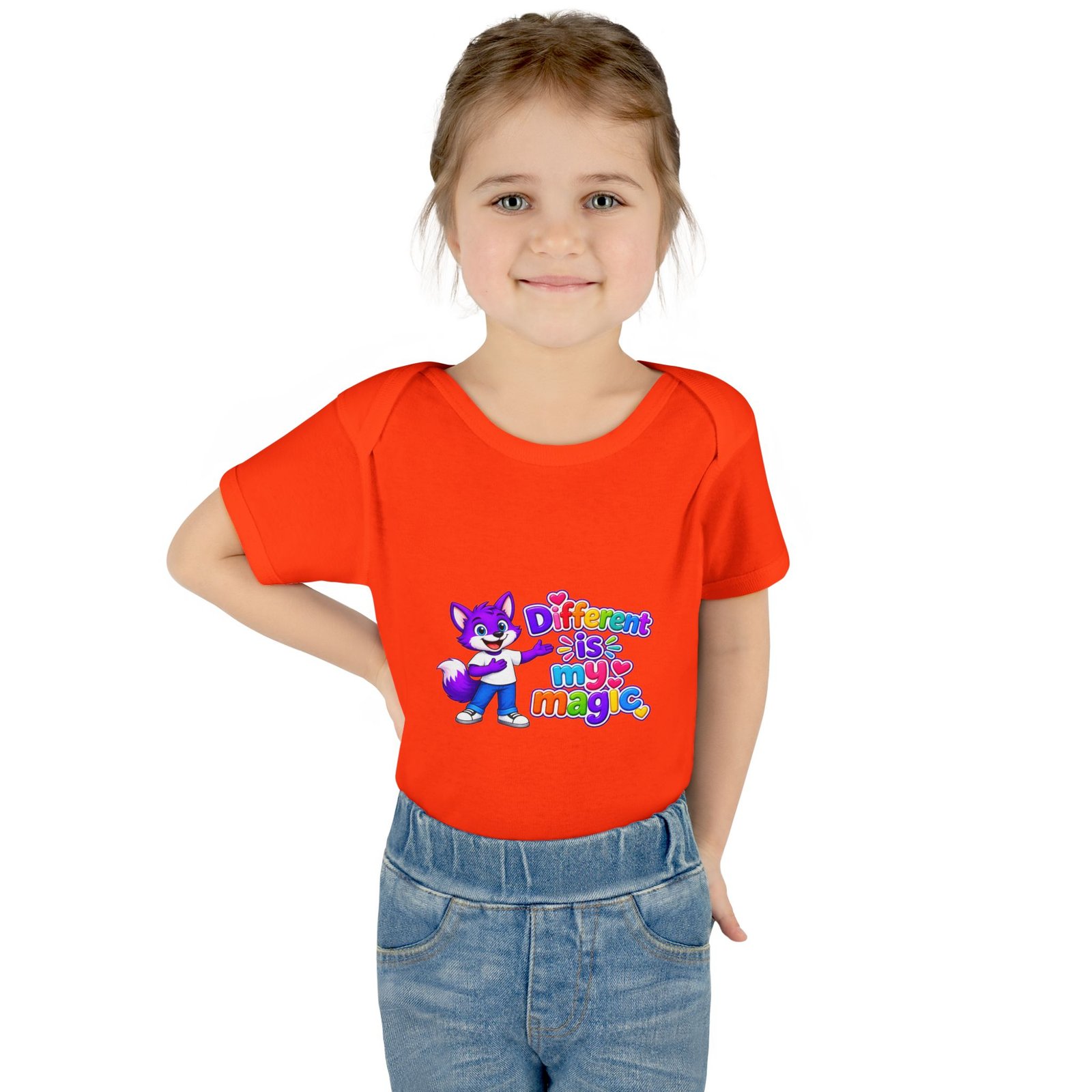 Infant Bodysuit - "Different Is My Magic" - Image 8