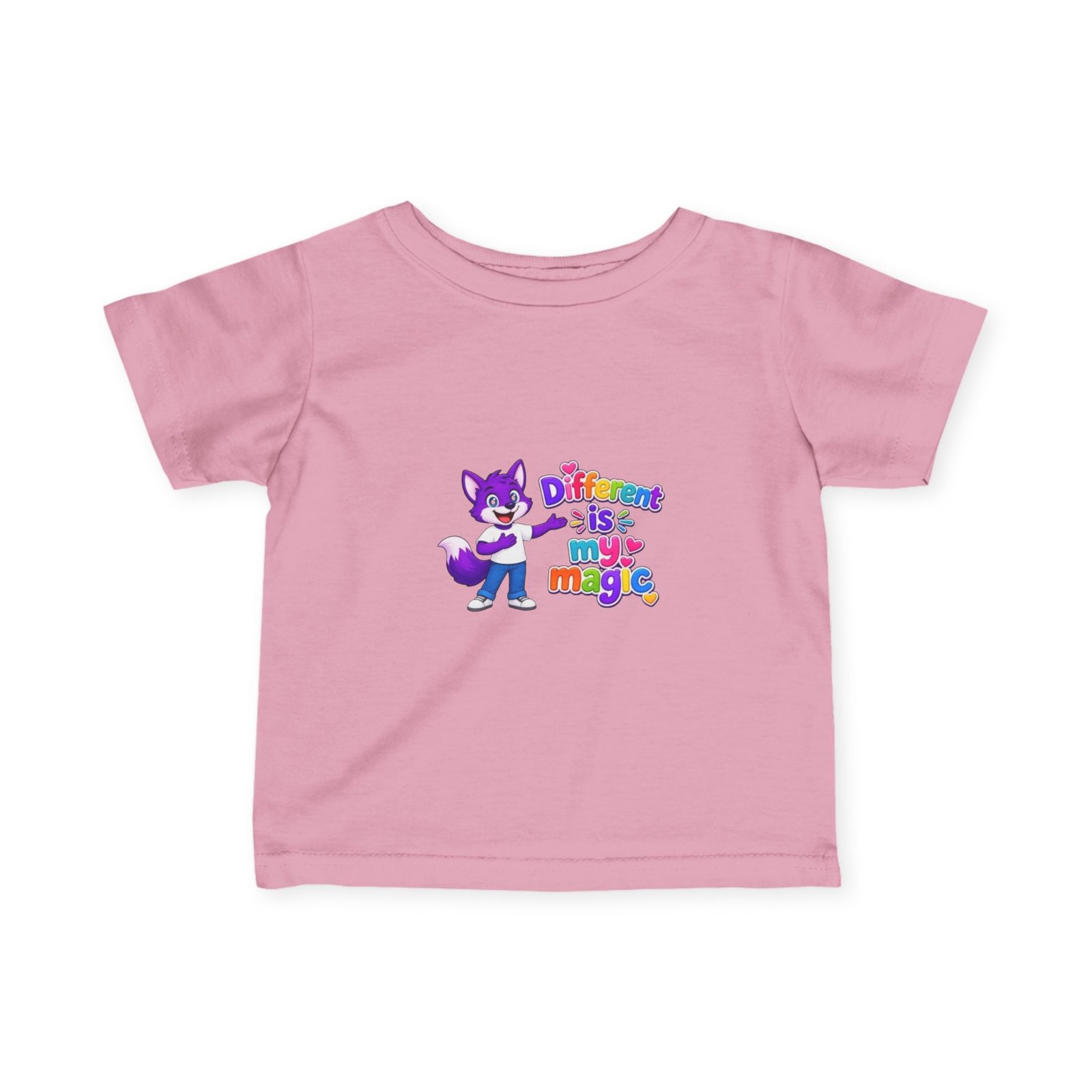 Infant Fine Jersey Tee— "Different is my Magic" - Image 57