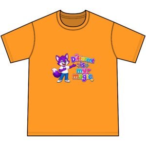Youth Tie-Dye Tee— "Different Is My Magic"