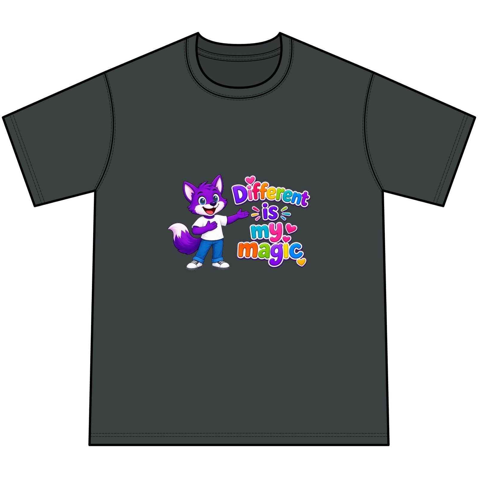 Youth Tie-Dye Tee— "Different Is My Magic" - Image 21