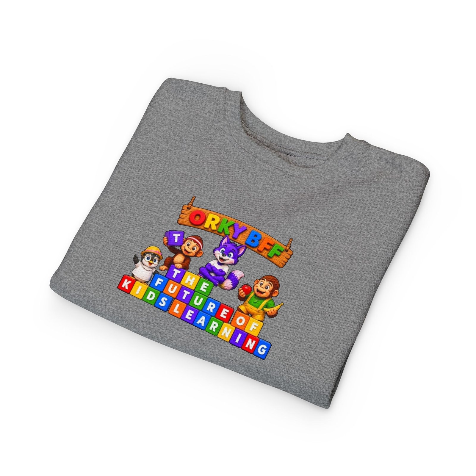 Toddler Sweatshirt — The Future of Kids Learning Orky - Image 11