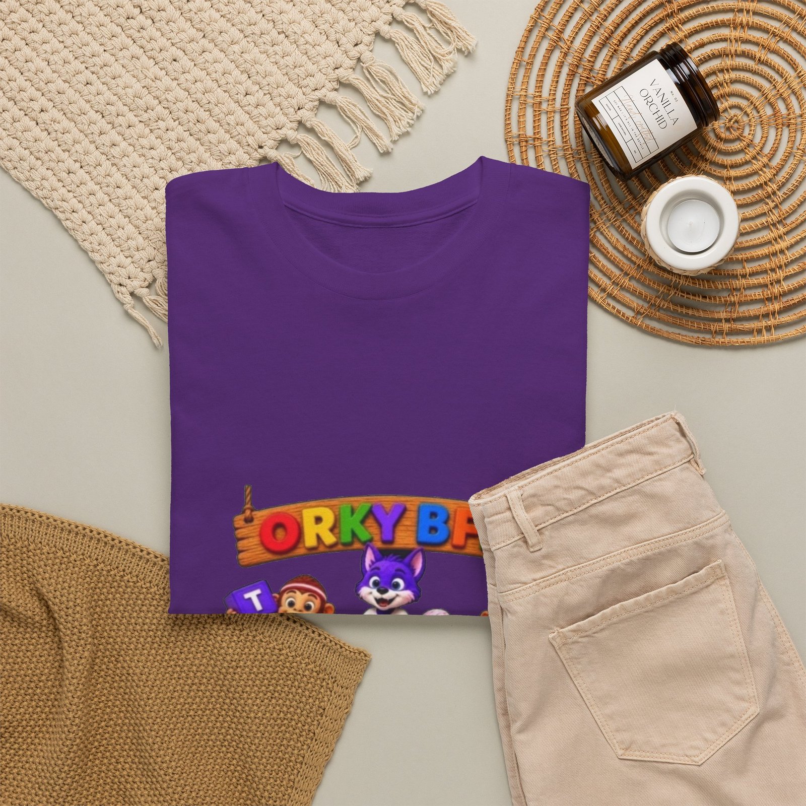 Unisex Heavy Cotton Tee — "ORKYBFF: The Future of Kids Learning" - Image 39