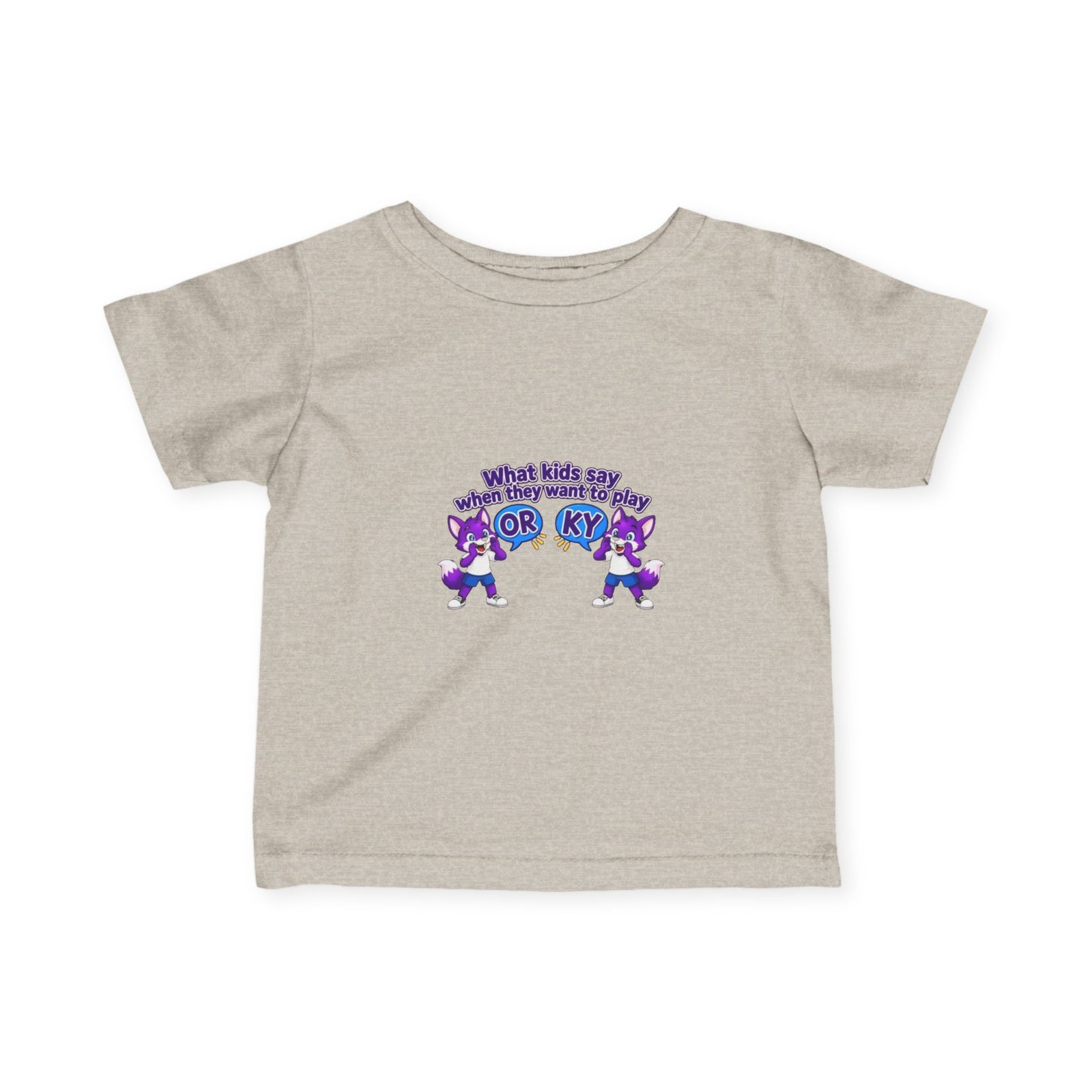 Infant Fine Jersey Tee — "What kids say " - Image 5