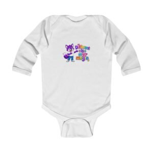 Infant Long Sleeve Bodysuit__ Different is my magic "
