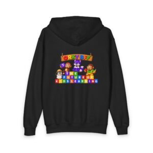 Youth Heavy Blend Zipped Hoodie — "ORKYBEF: The Future of Kids Learning"