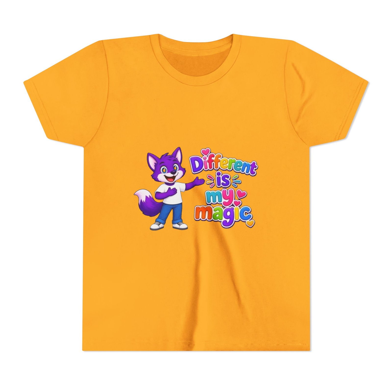 Youth Short Sleeve Tee- "Different is My Magic" - Image 29