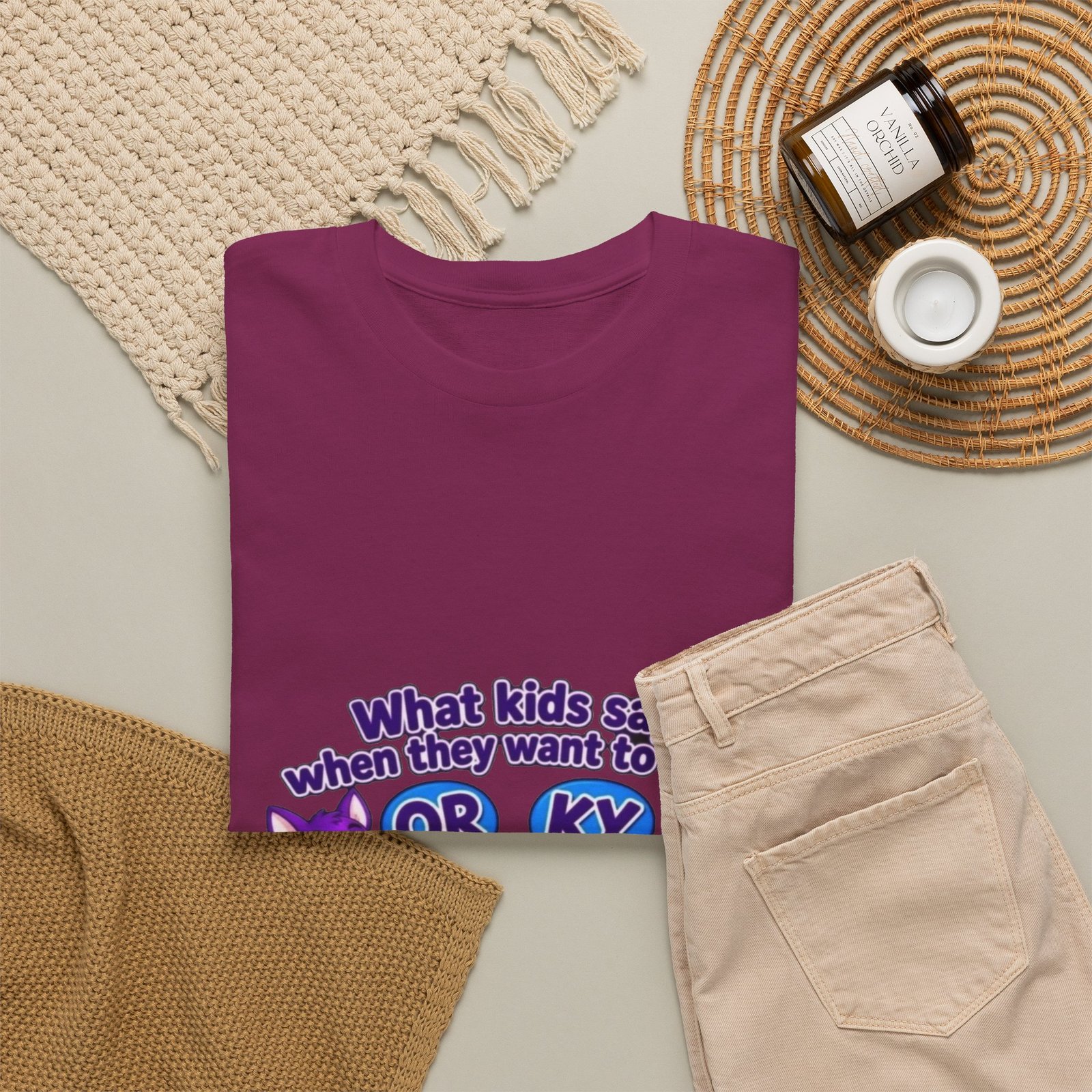 Unisex Heavy Cotton Tee — “What kids say" - Image 47