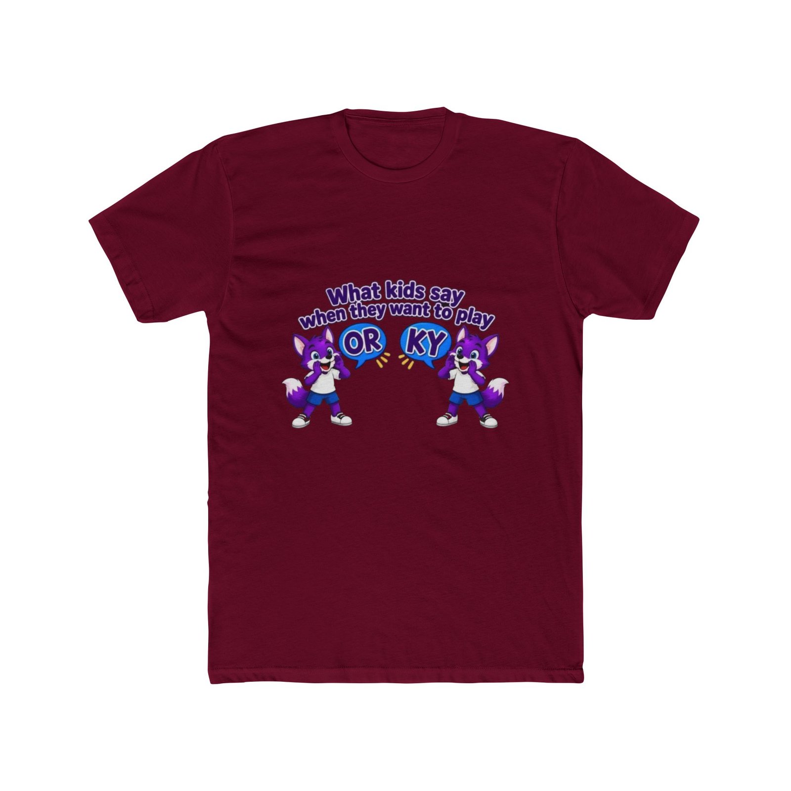 Unisex Cotton Crew Tee — "What kids say " - Image 49
