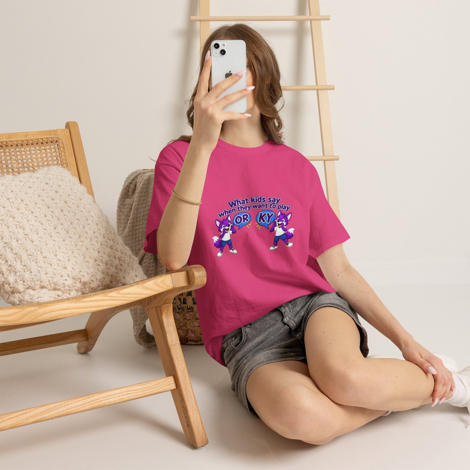 Unisex Heavy Cotton Tee — “What kids say" - Image 44