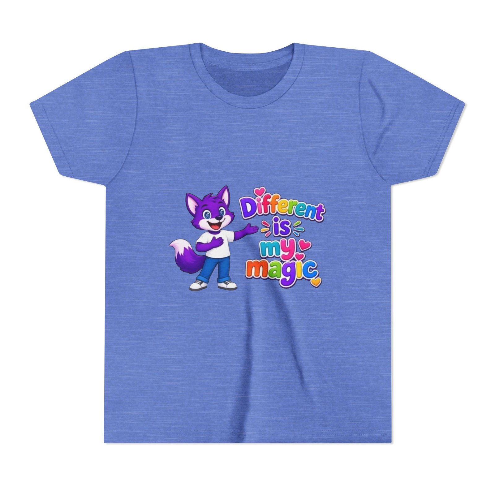 Youth Short Sleeve Tee- "Different is My Magic" - Image 53