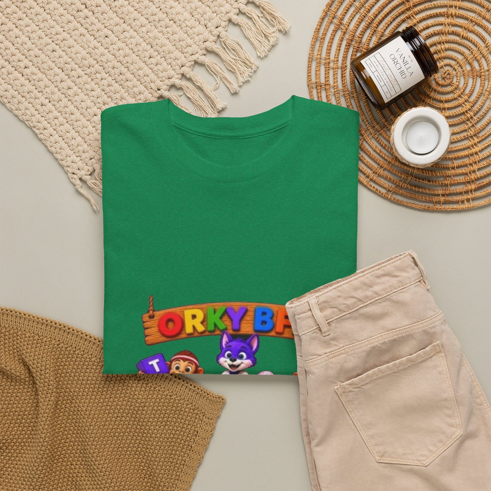 Unisex Heavy Cotton Tee — "ORKYBFF: The Future of Kids Learning" - Image 15