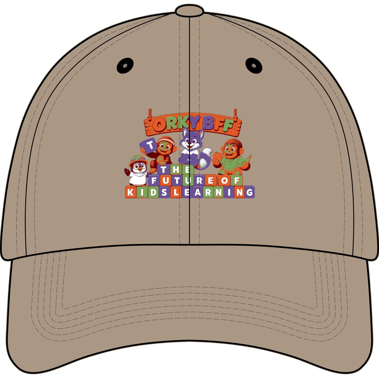 Youth Embroidered Baseball Cap – 'The Future of Kids Learning' - Image 13