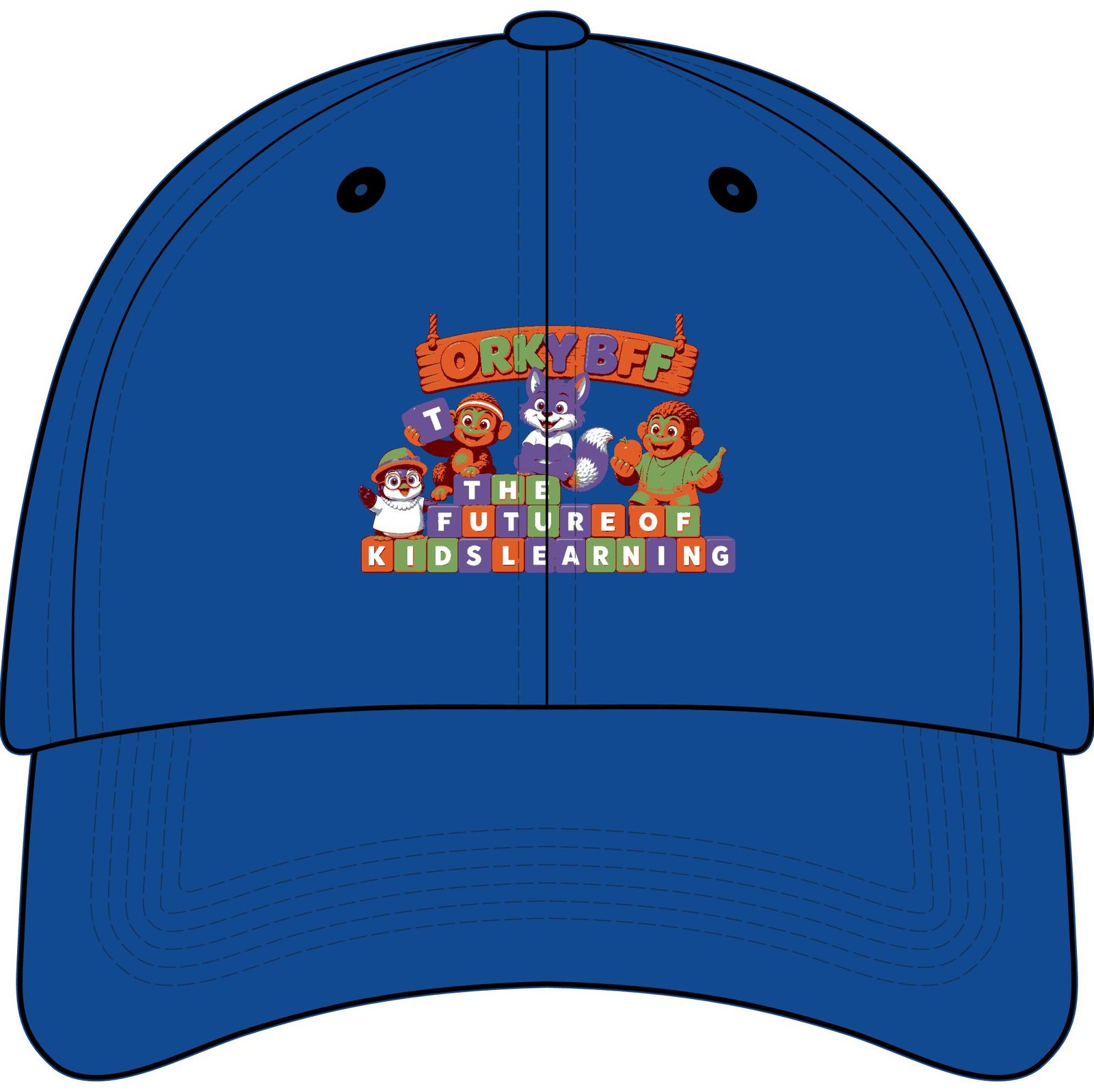 Youth Embroidered Baseball Cap – 'The Future of Kids Learning' - Image 21