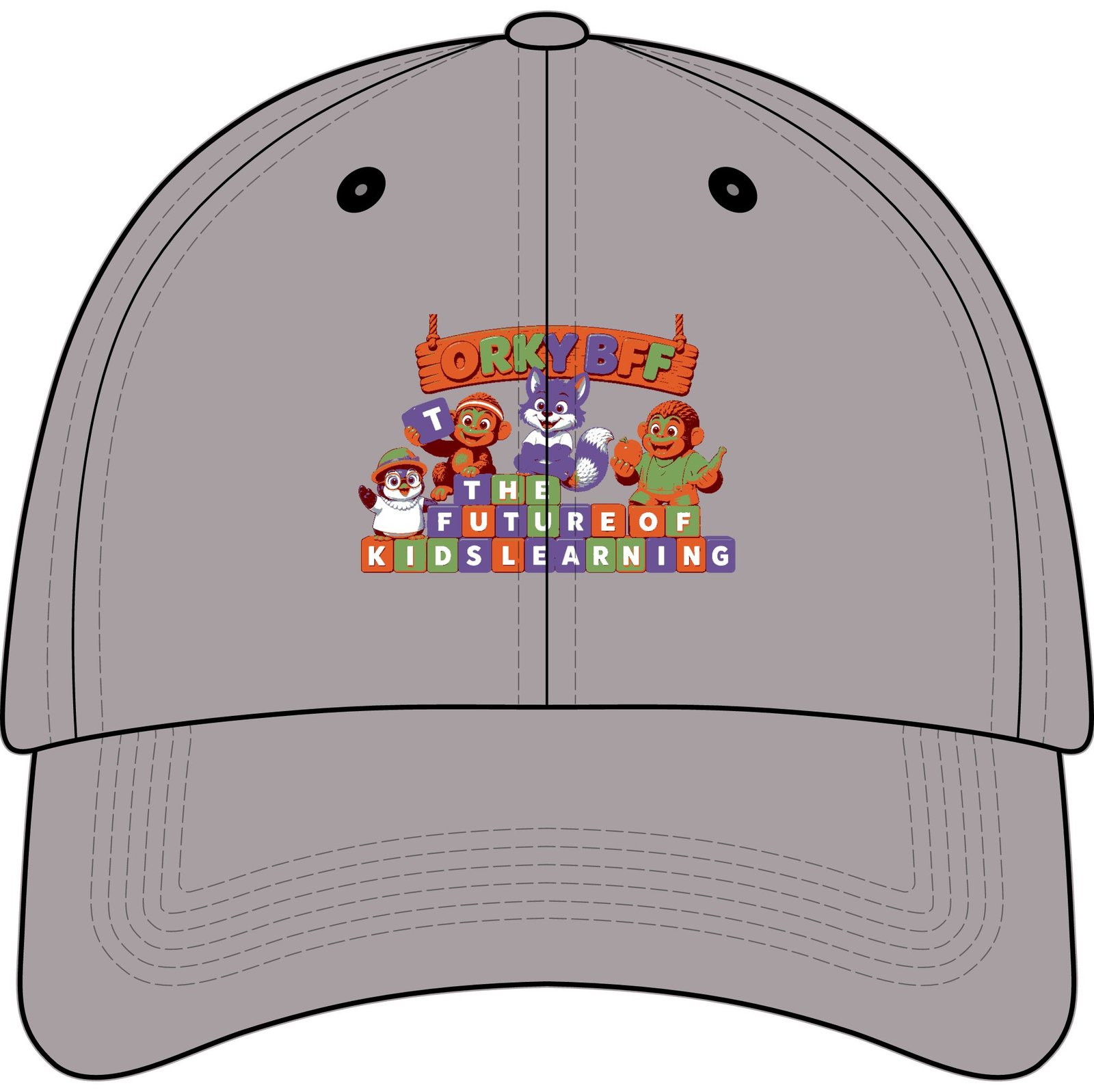 Youth Embroidered Baseball Cap – 'The Future of Kids Learning' - Image 33