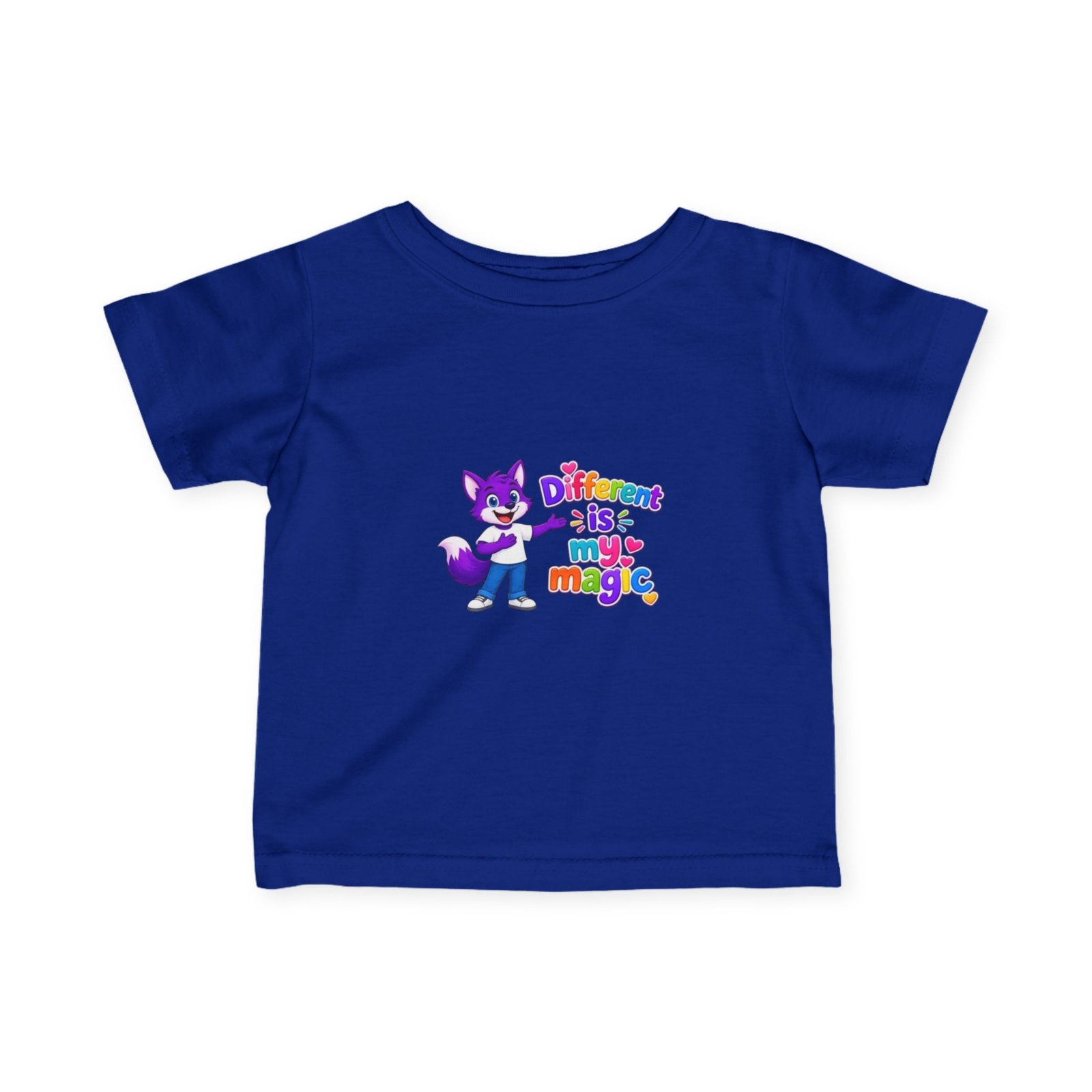 Infant Fine Jersey Tee— "Different is my Magic" - Image 41