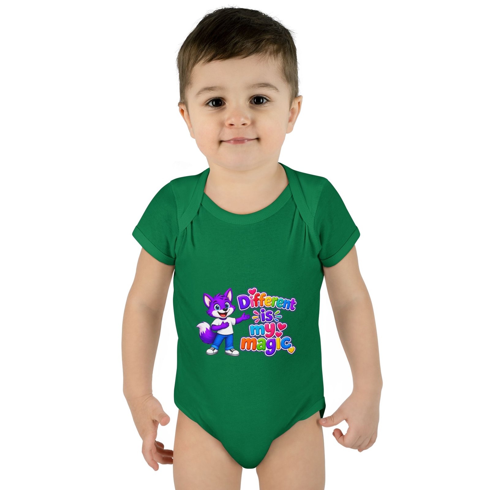 Infant Bodysuit - "Different Is My Magic" - Image 35