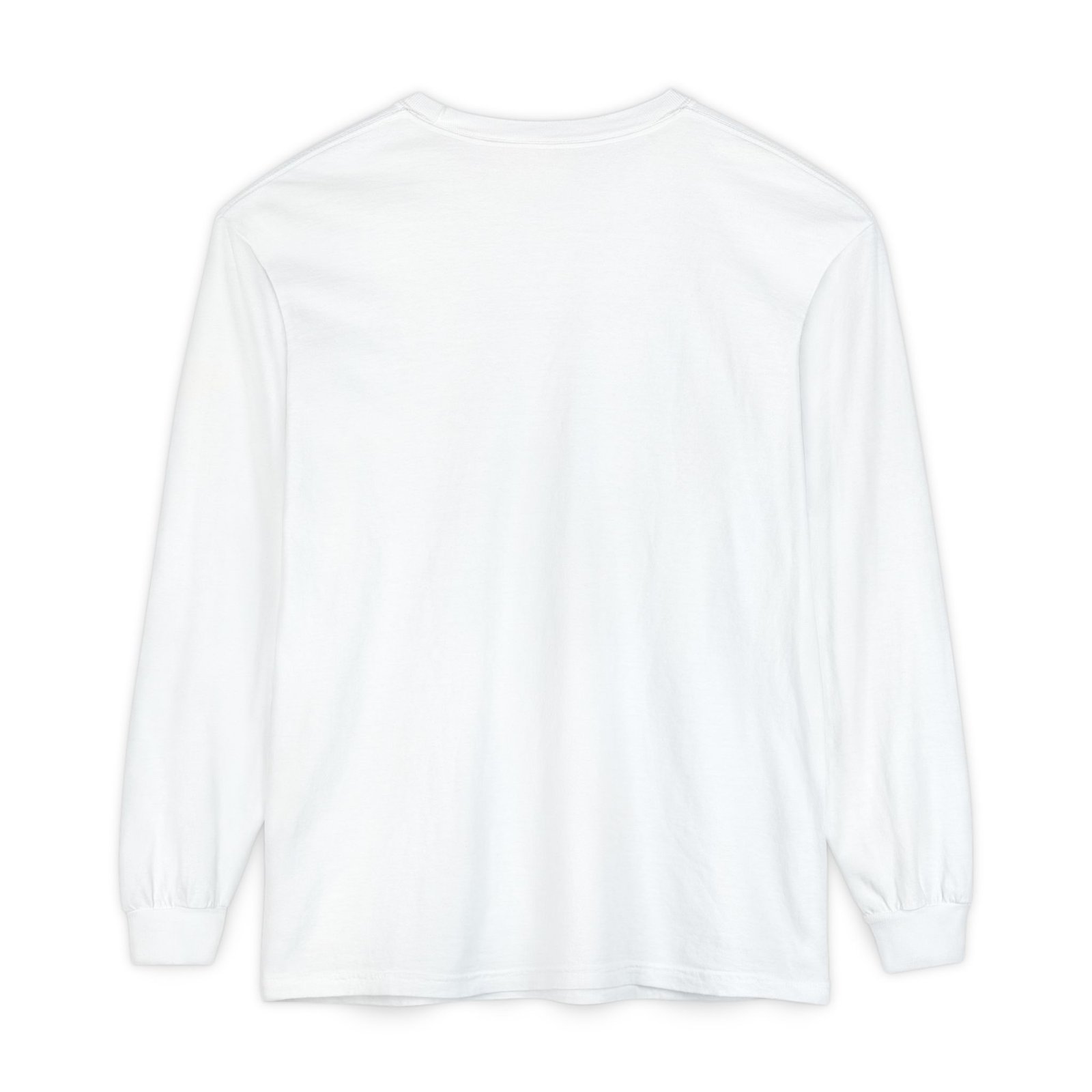 Unisex Garment-dyed Long Sleeve T-Shirt—"Orky Bff Kids Learning " - Image 3