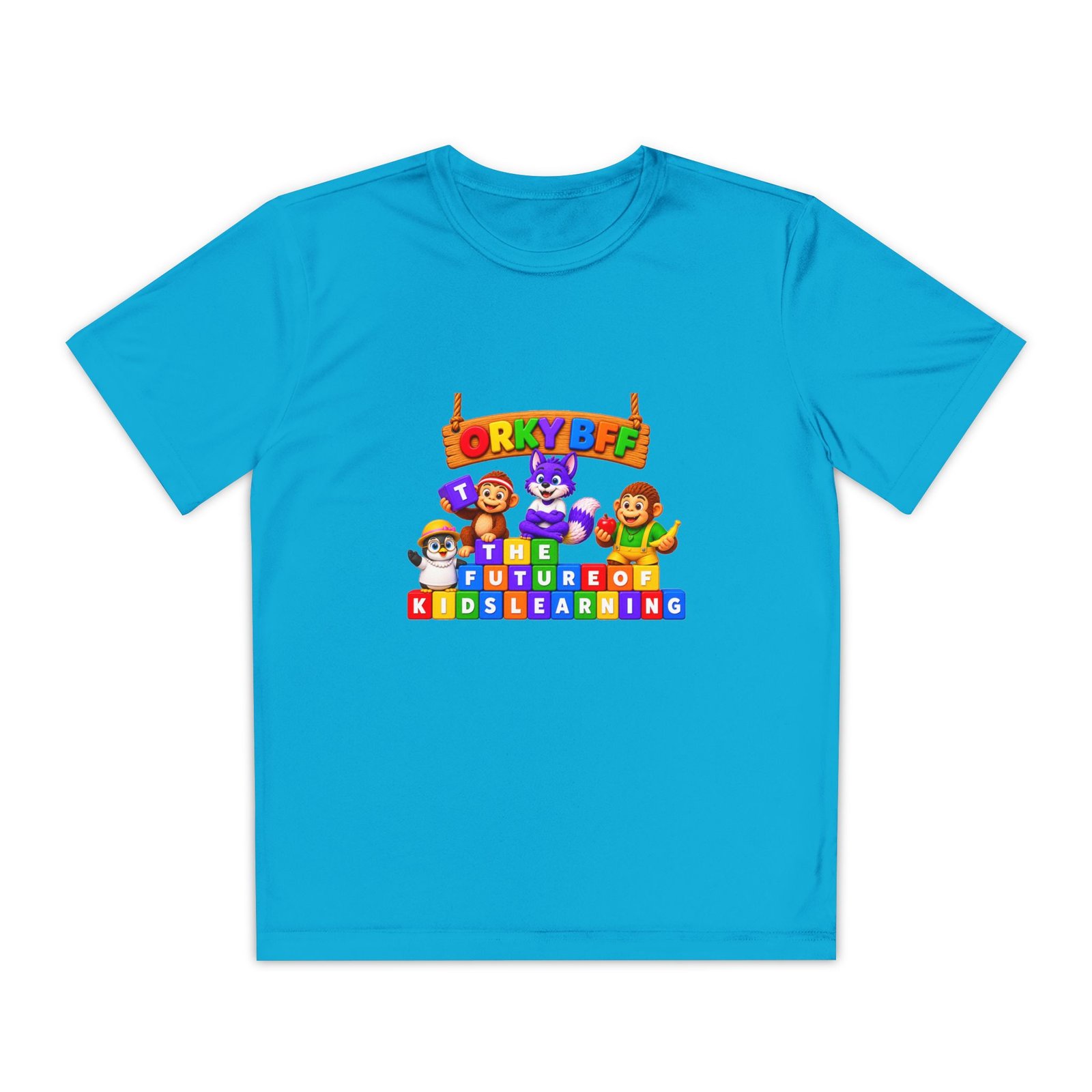 Youth Competitor Tee — 'The Future Kids Learning' - Image 45